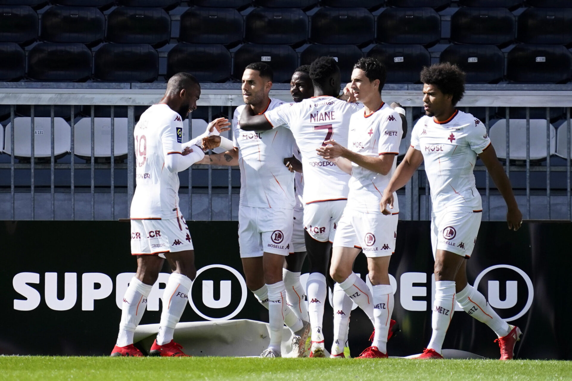 Dylan Bronn a marqué face à Angers, mais le FC Metz n'a pu faire mieux qu'un match nul contre Angers. Icon Sport