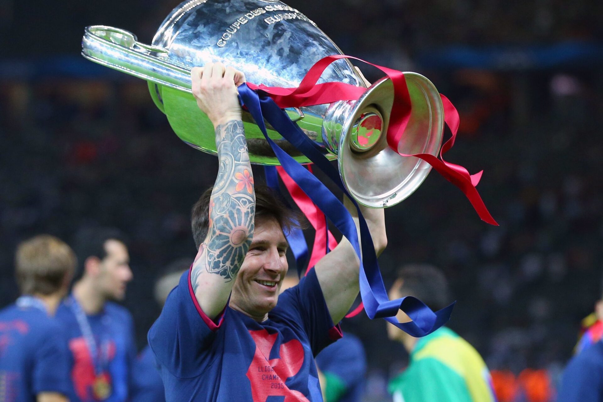 Lionel Messi a remporté la Ligue des champions à quatre reprises, dont la dernière en 2015 avec le Barça. Icon Sport