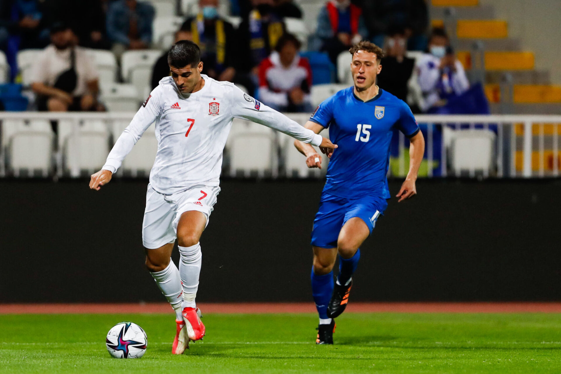 L'Espagne d'Alvaro Morata a galéré pour venir à bout du Kosovo lors de son dernier match (2-0). Icon Sport