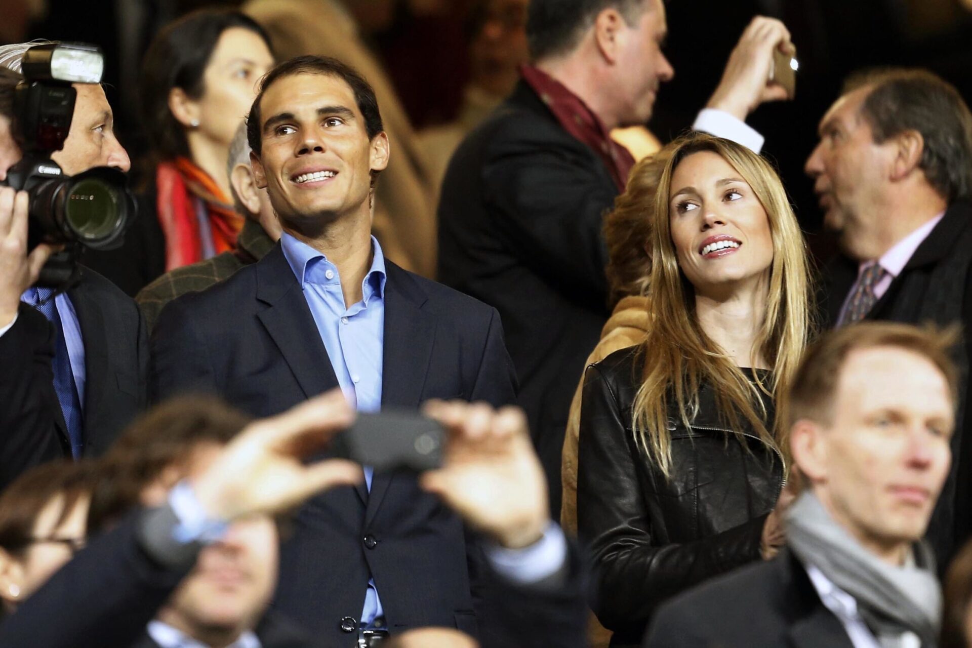 Rafael Nadal, au Santiago Bernab&eacute;u lors de la rencontre de Ligue des champions entre le Real Madrid et Naples, en 2017. Icon Sport