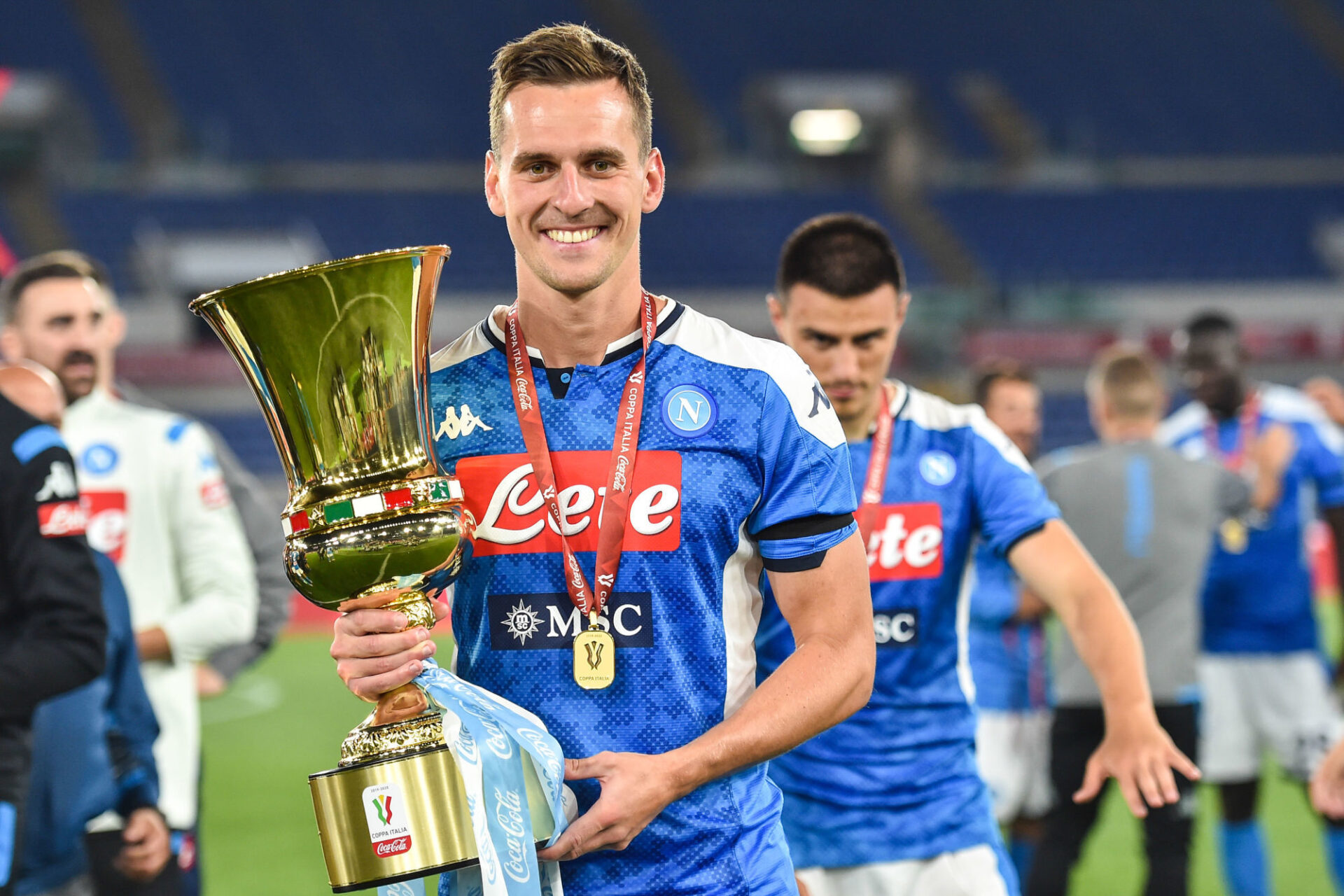 Arkadiusz Milik a marqué pour la première fois depuis le mois de mai contre Lorient (4-1), dimanche 17 octobre. Icon Sport Arkadiusz Milik a marqué pour la première fois depuis le mois de mai contre Lorient (4-1), dimanche 17 octobre. Icon Sport