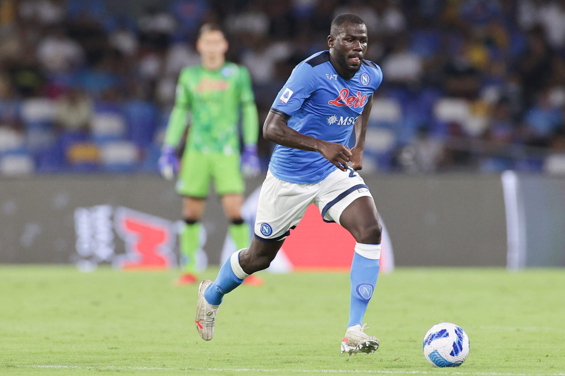 Kalidou Koulibaly, victime d'insultes racistes lors du match contre la Fiorentina (IconSport)