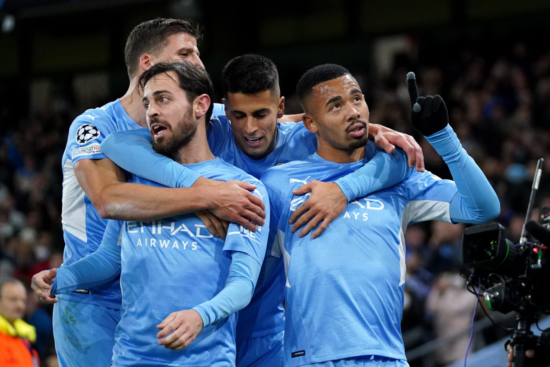 Auteur du but victorieux face au PSG, Jesus a surtout voulu mettre en avant la performance collective de son équipe (iconsport)