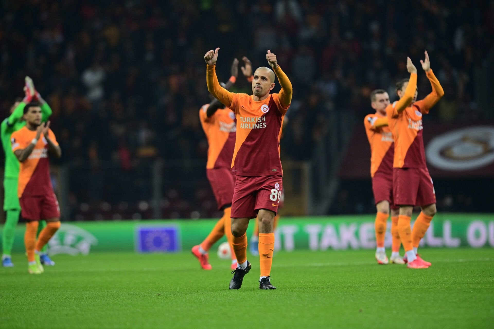 Sofiane Feghouli a trouvé le chemin des filets face à l'OM en Ligue Europa, pour le compte de la 5ème journée. Icon Sport