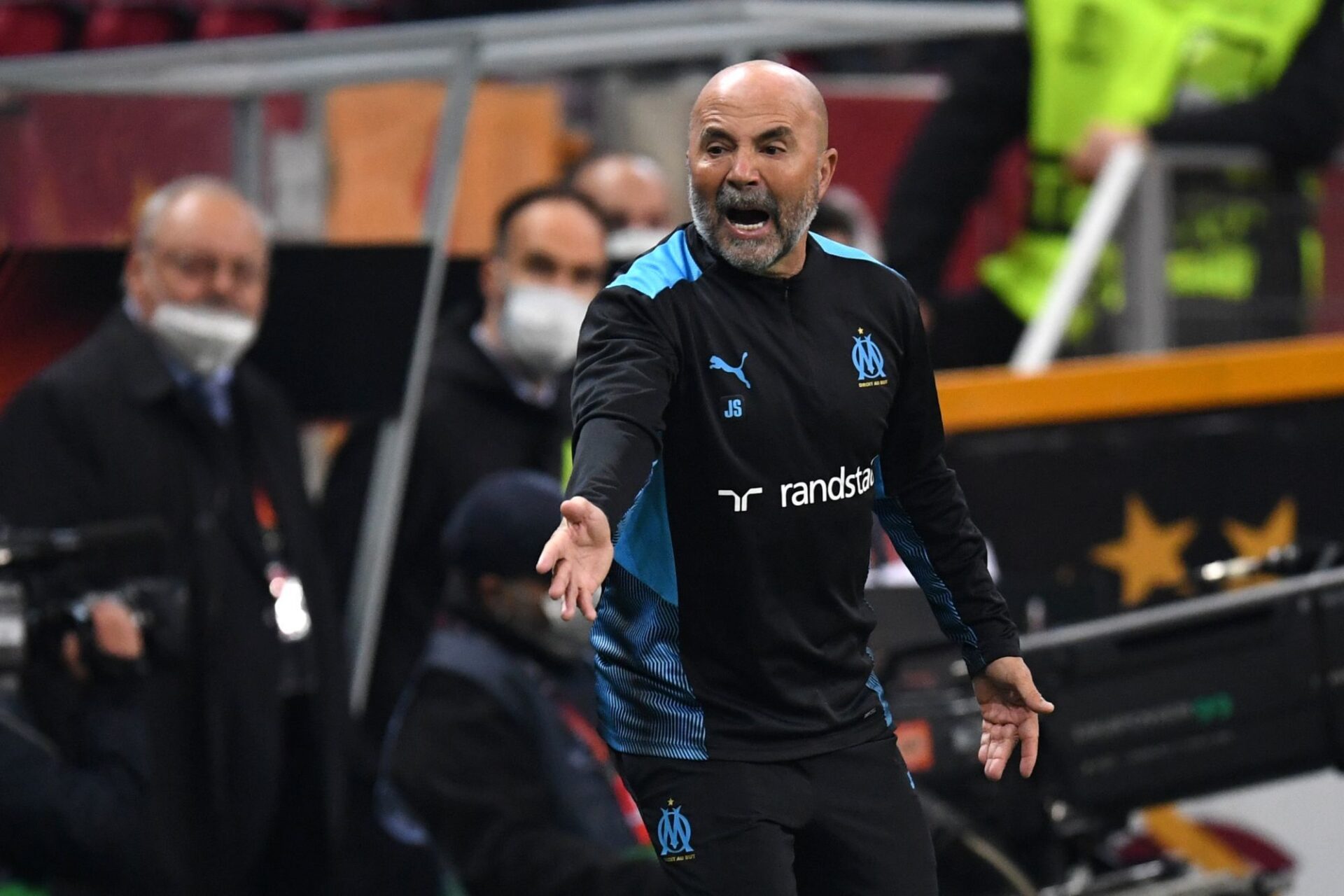 Jorge Sampaoli peste contre les soucis offensifs de son &eacute;quipe. Icon Sport
