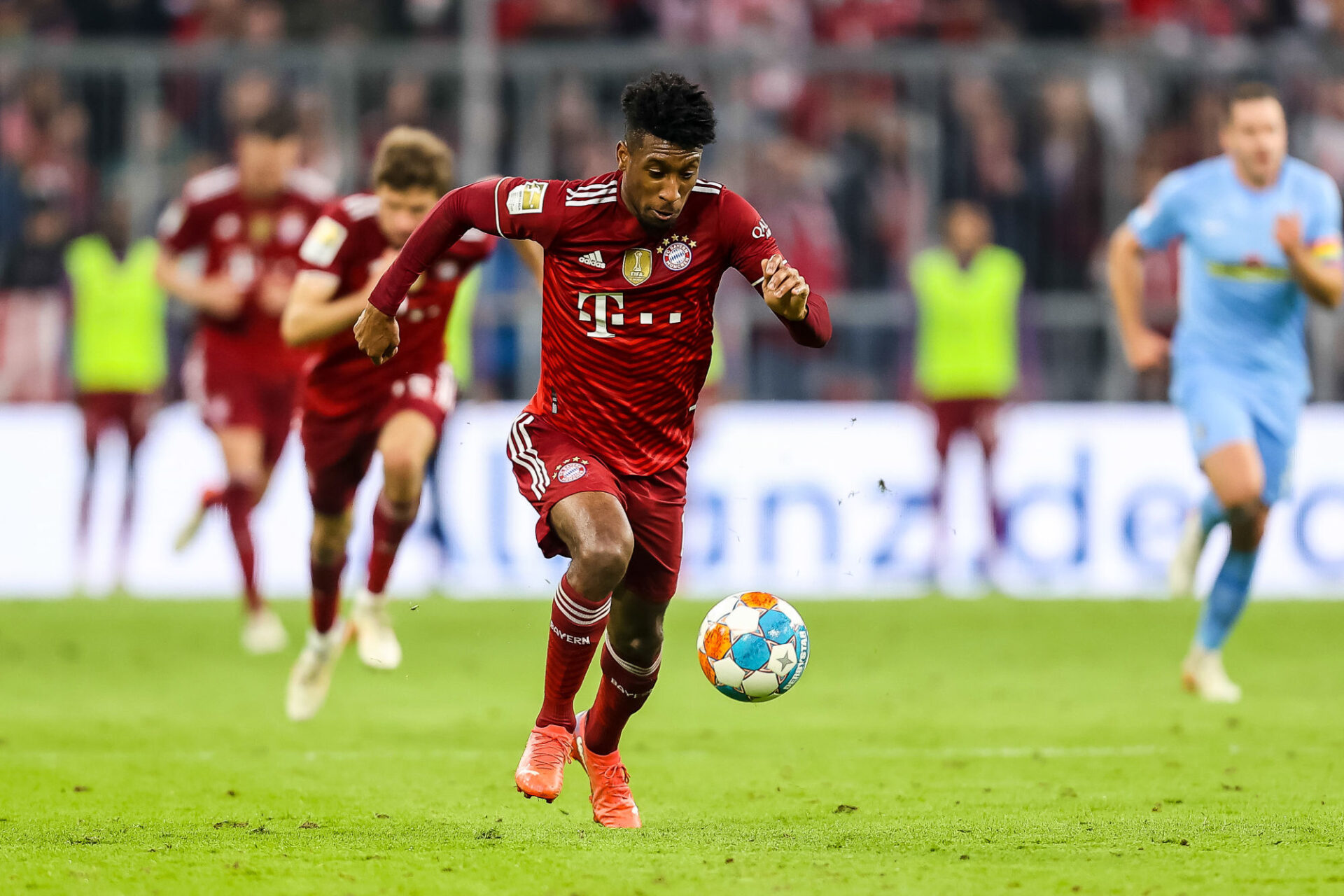 Kingsley Coman a du feu dans les jambes. @iconsport