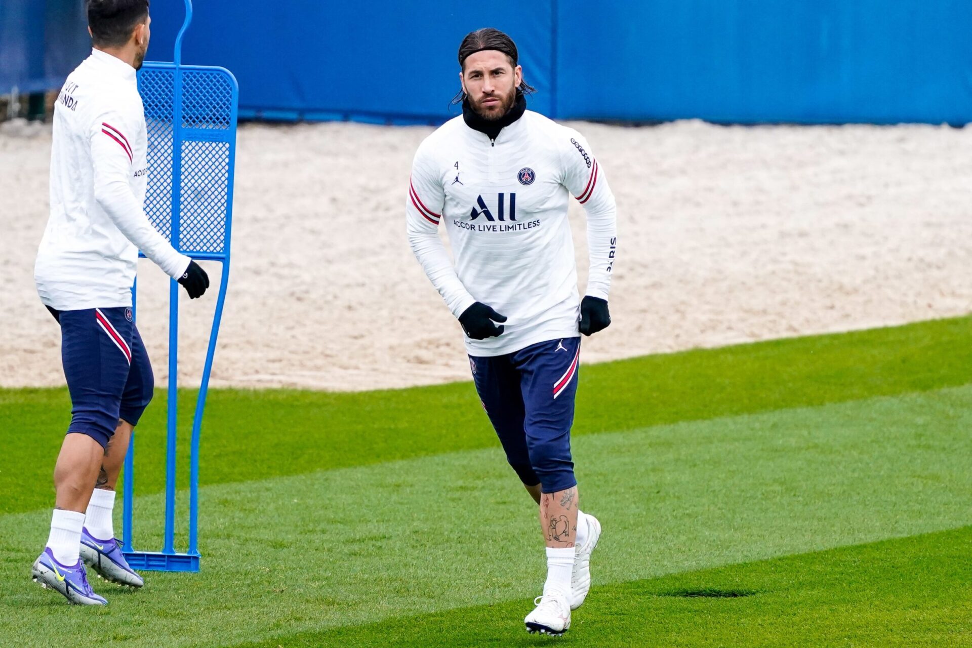 S'il a repris l'entraînement plusieurs jours avant le match du PSG face à Nantes, Ramos sera peut-être encore trop juste pour affronter City (iconsport)