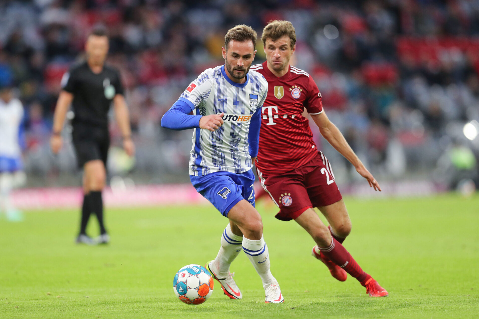 Lucas Tousart évolue depuis un an et demi au Hertha Berlin après cinq ans passés à Lyon (iconsport)