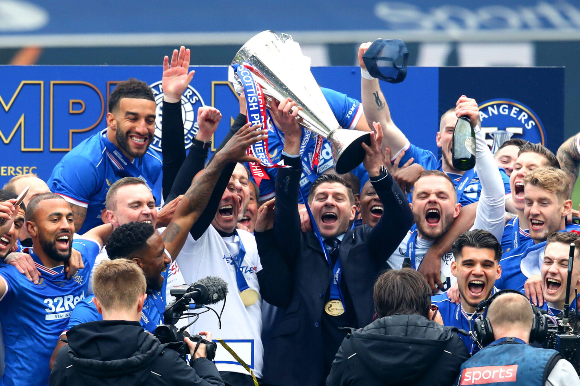 Gerrard a mené les Rangers vers leur premier titre depuis dix ans la saison dernière (iconsport)