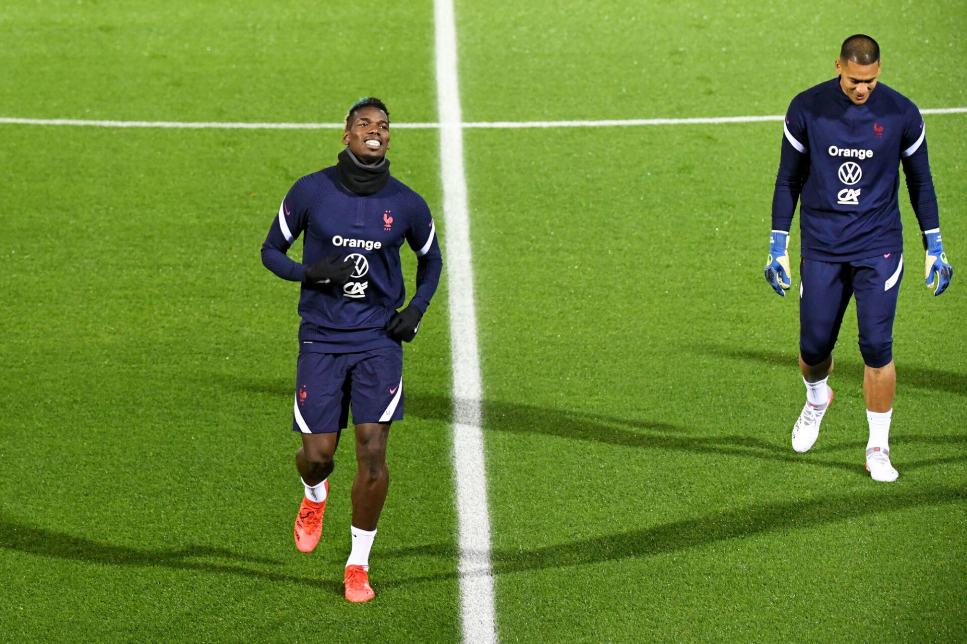 Paul Pogba s'est blessé à l'entraînement avec l'équipe de France. Icon Sport