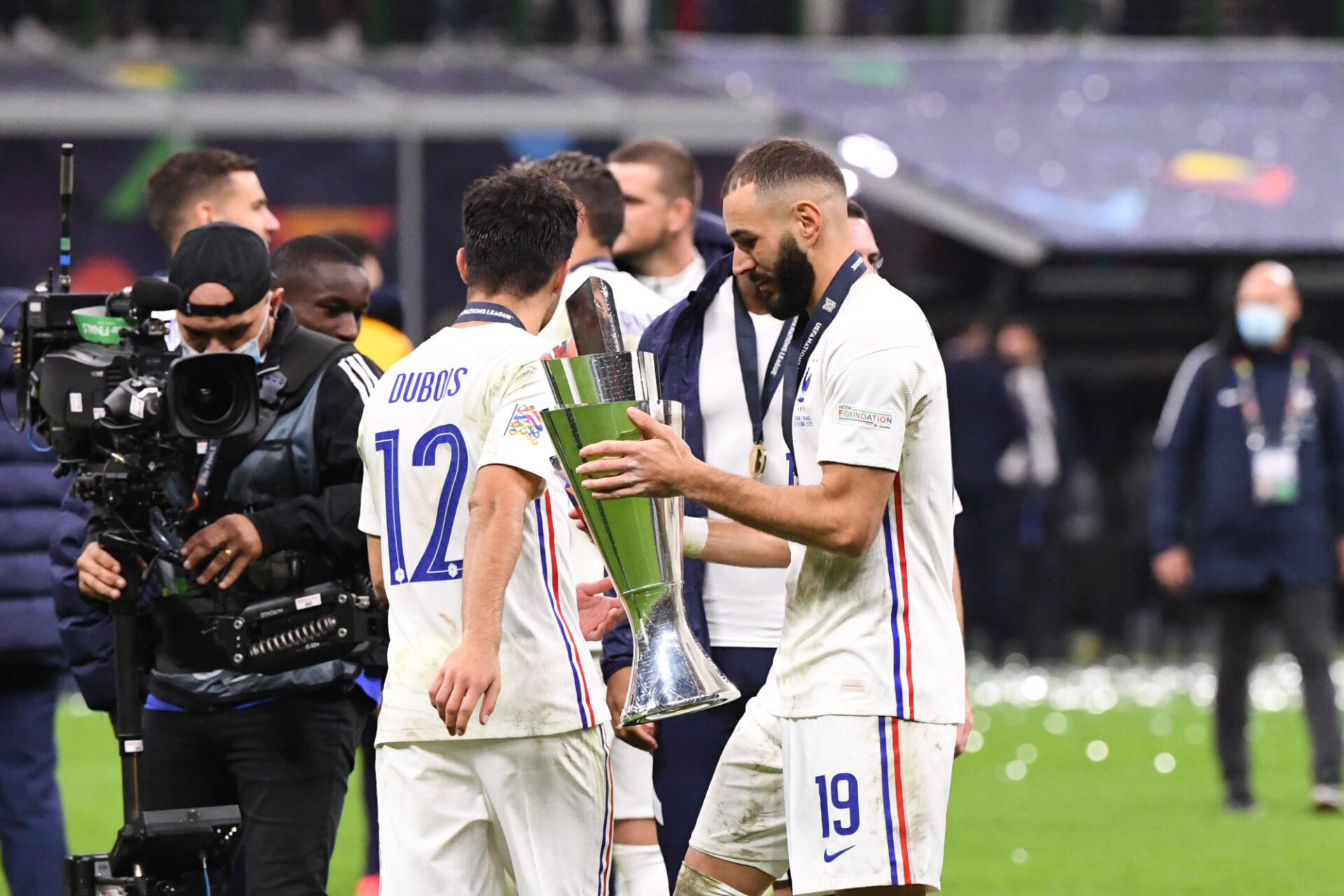 Karim Benzema et les Bleus ont remporté la Ligue des nations après le fiasco de l'Euro. Icon Sport