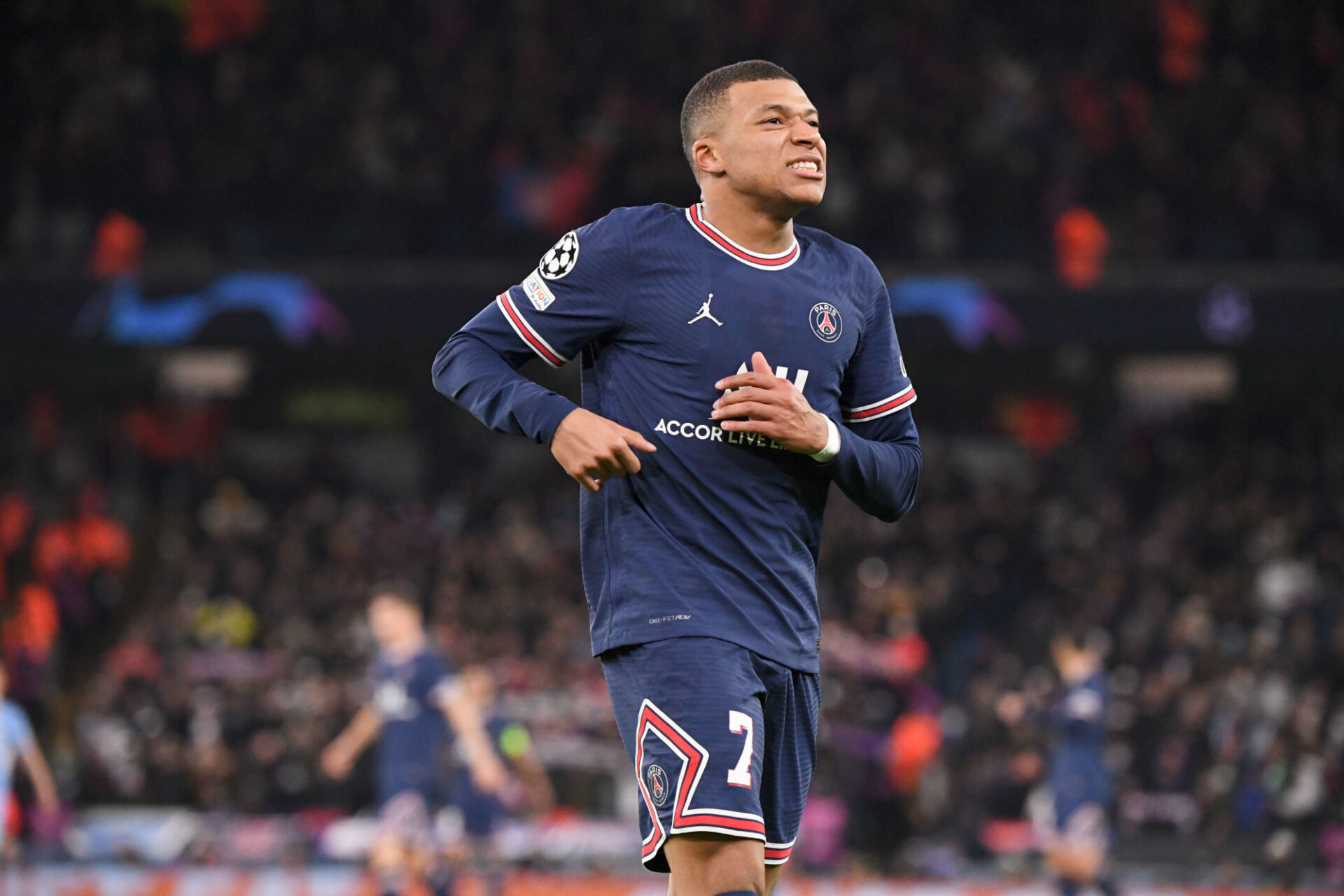 Le talent de Kylian Mbappé n'a pas suffi au PSG pour battre Manchester City (iconsport)