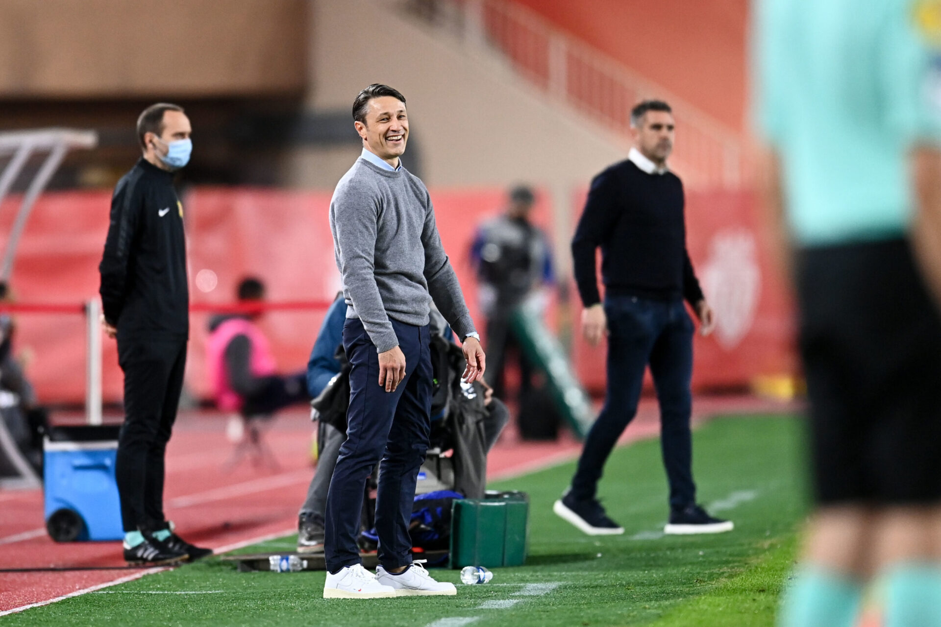 Niko Kovac sur le banc de l'AS Monaco (iconsport)