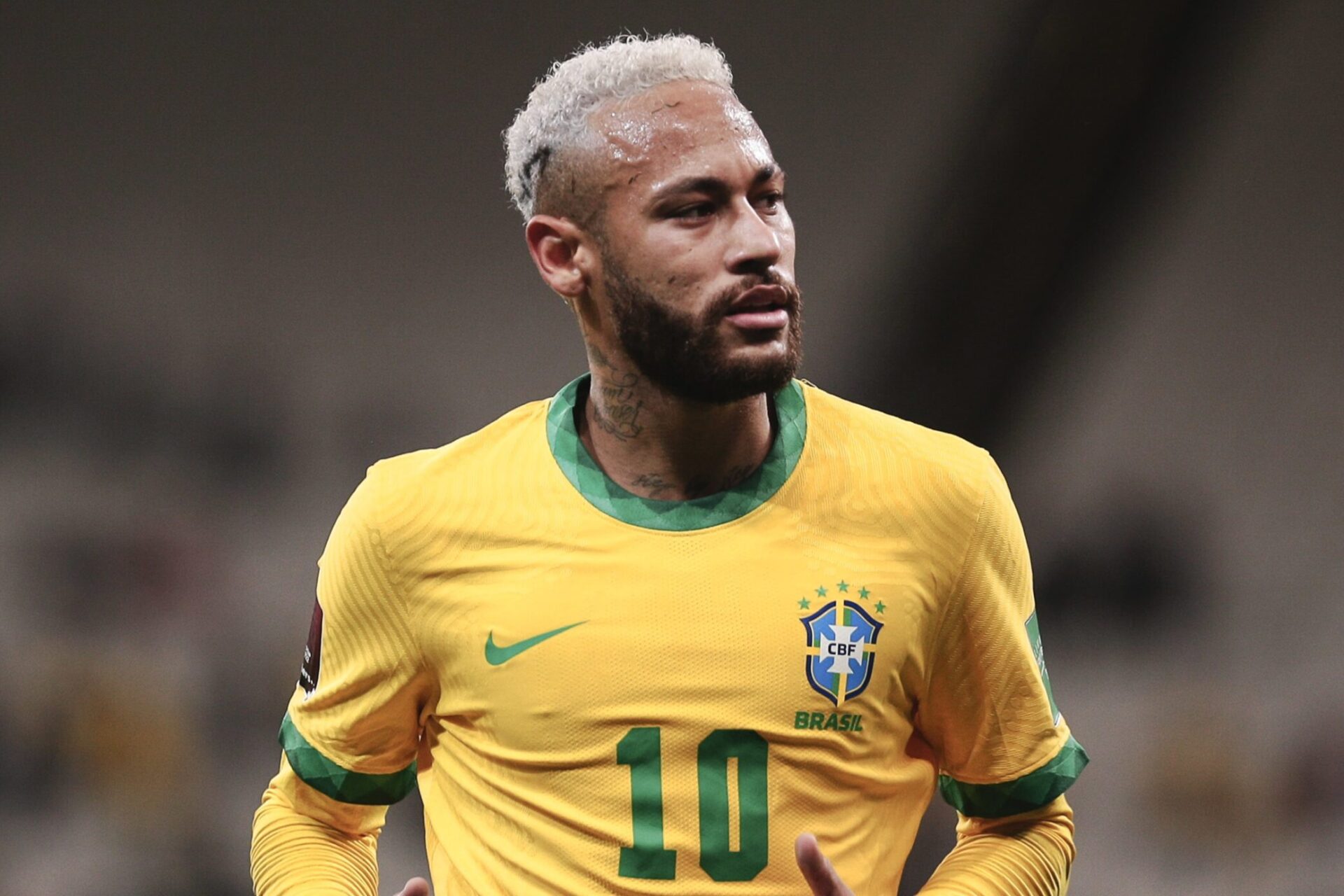 Neymar a été touché à l'adducteur lors d'un entraînement avec le Brésil (iconsport)