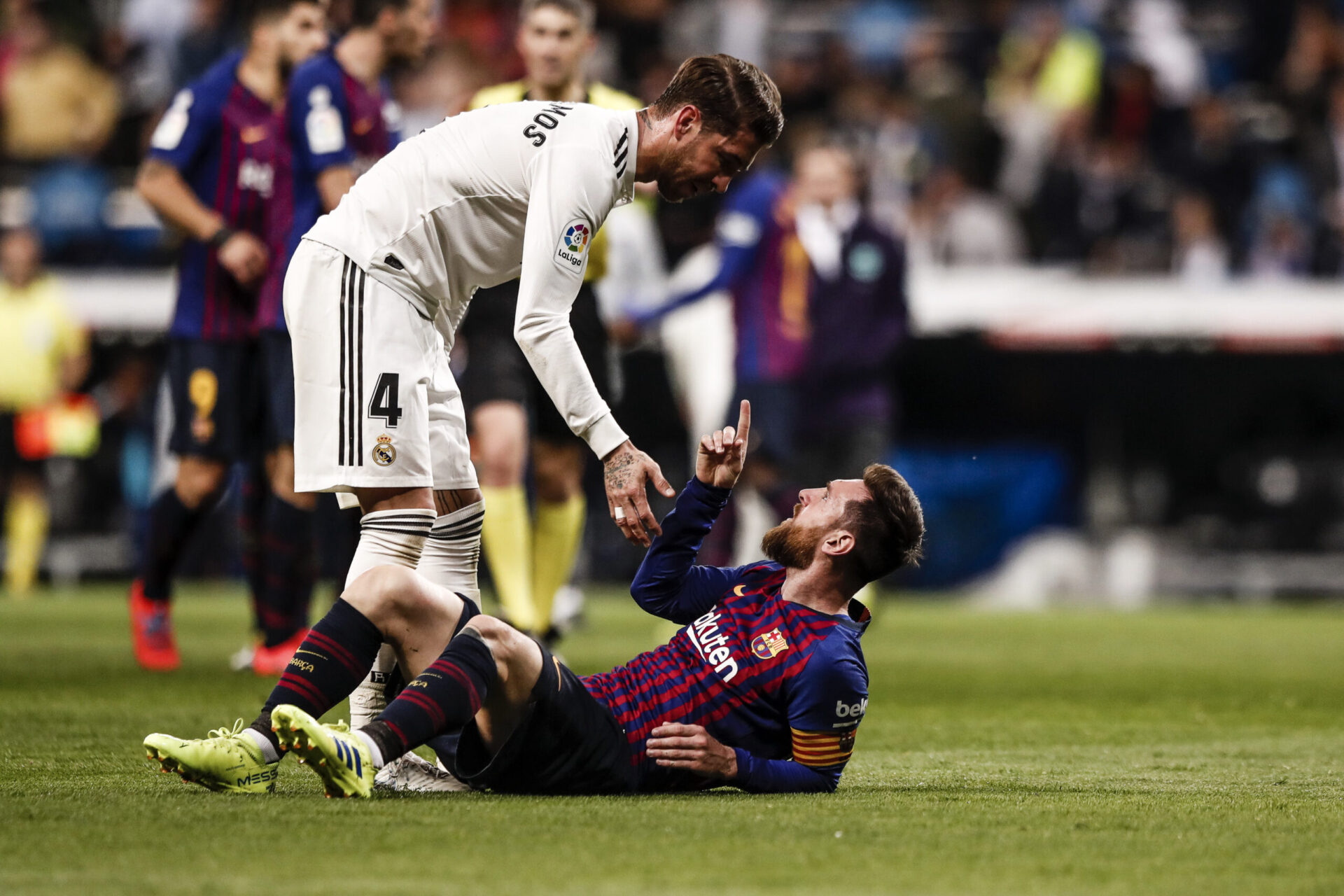 Messi et Ramos ont &eacute;t&eacute; rivaux pendant de tr&egrave;s longues ann&eacute;es en Liga (iconsport)