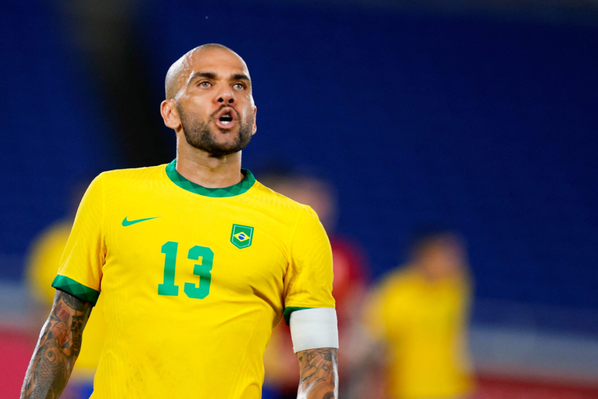 Dani Alves a pris part aux Jeux Olympiques avec le Brésil cet été. Icon Sport