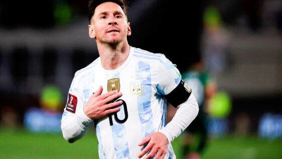 Lionel Messi sous le maillot de l'Argentine (iconsport)