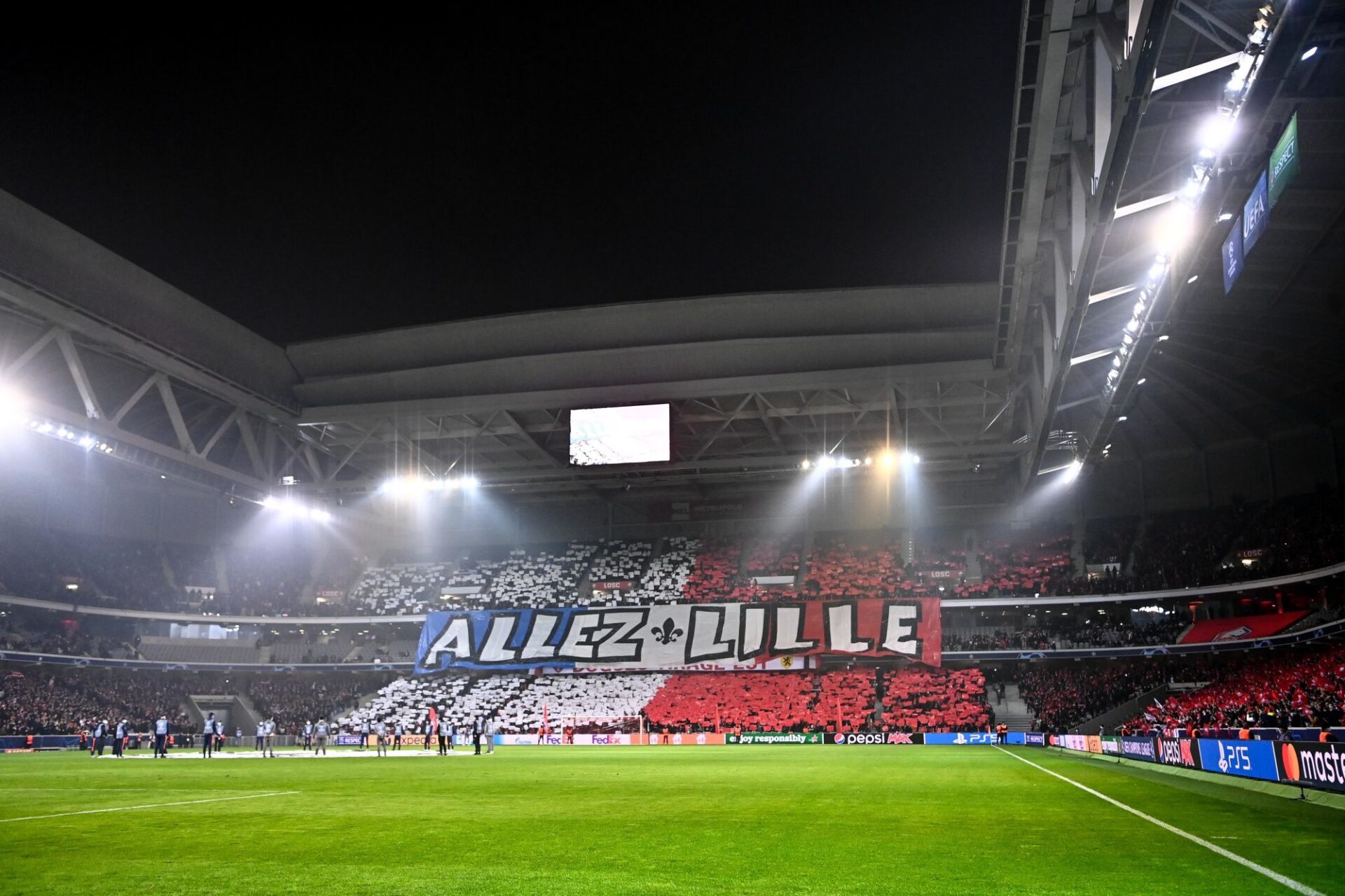 Les supporters du LOSC répondent présent pour ce grand rendez-vous européen (iconsport)