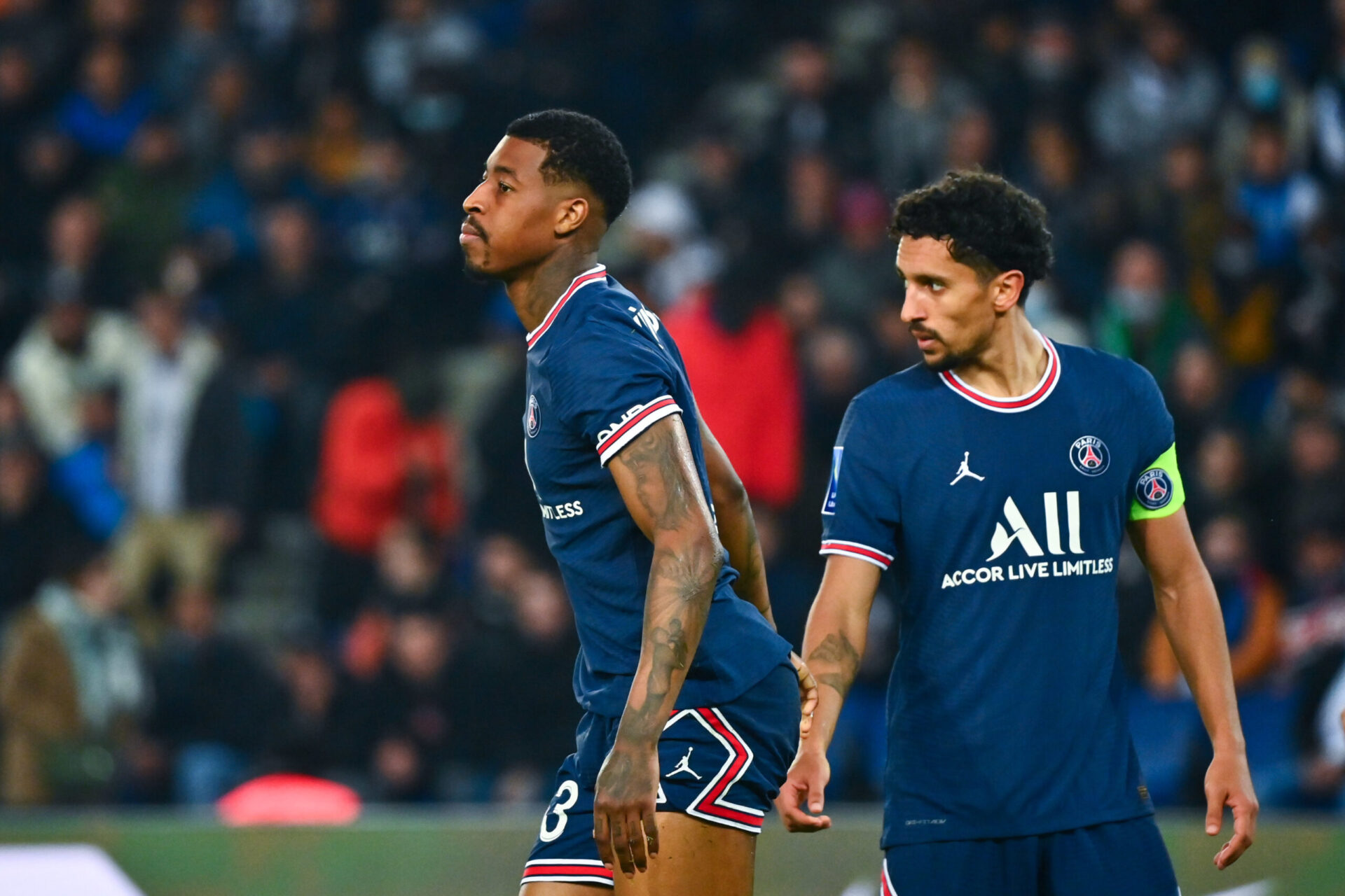 Comme Ramos, Marquinhos et Kimpembe ne participeront pas au PSG - Nantes (iconsport)