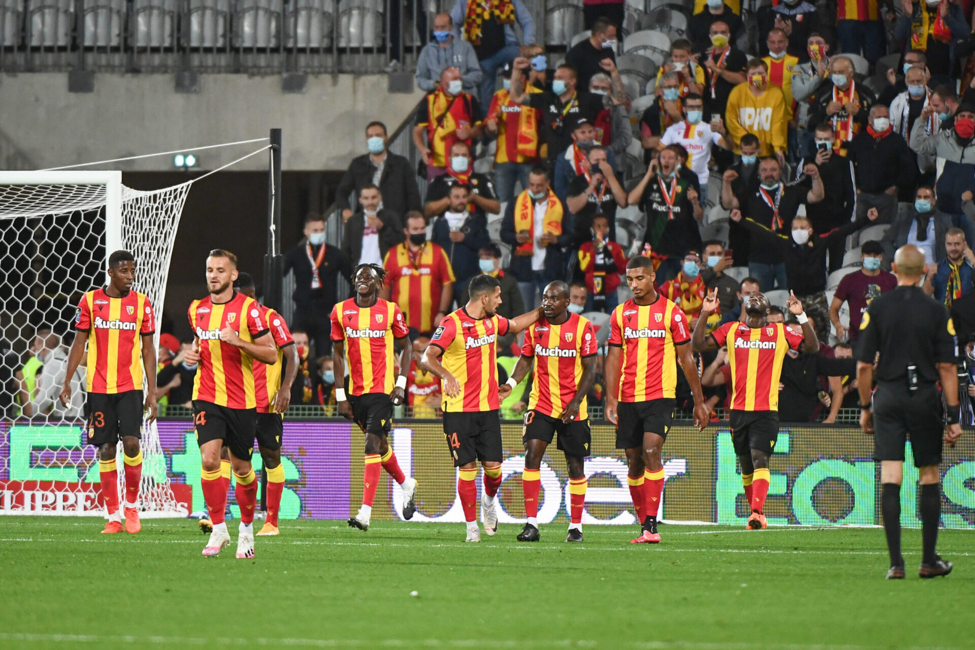 Lens avait battu le PSG à Bollaert-Delelis l'année dernière (iconsport)
