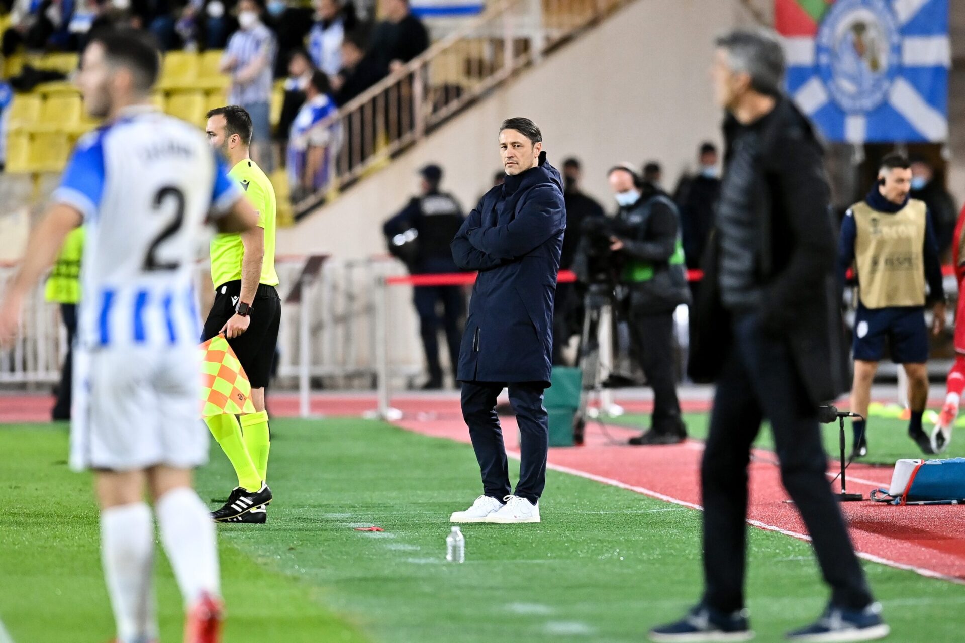 Niko Kovac sur le banc de l'AS Monaco (iconsport)