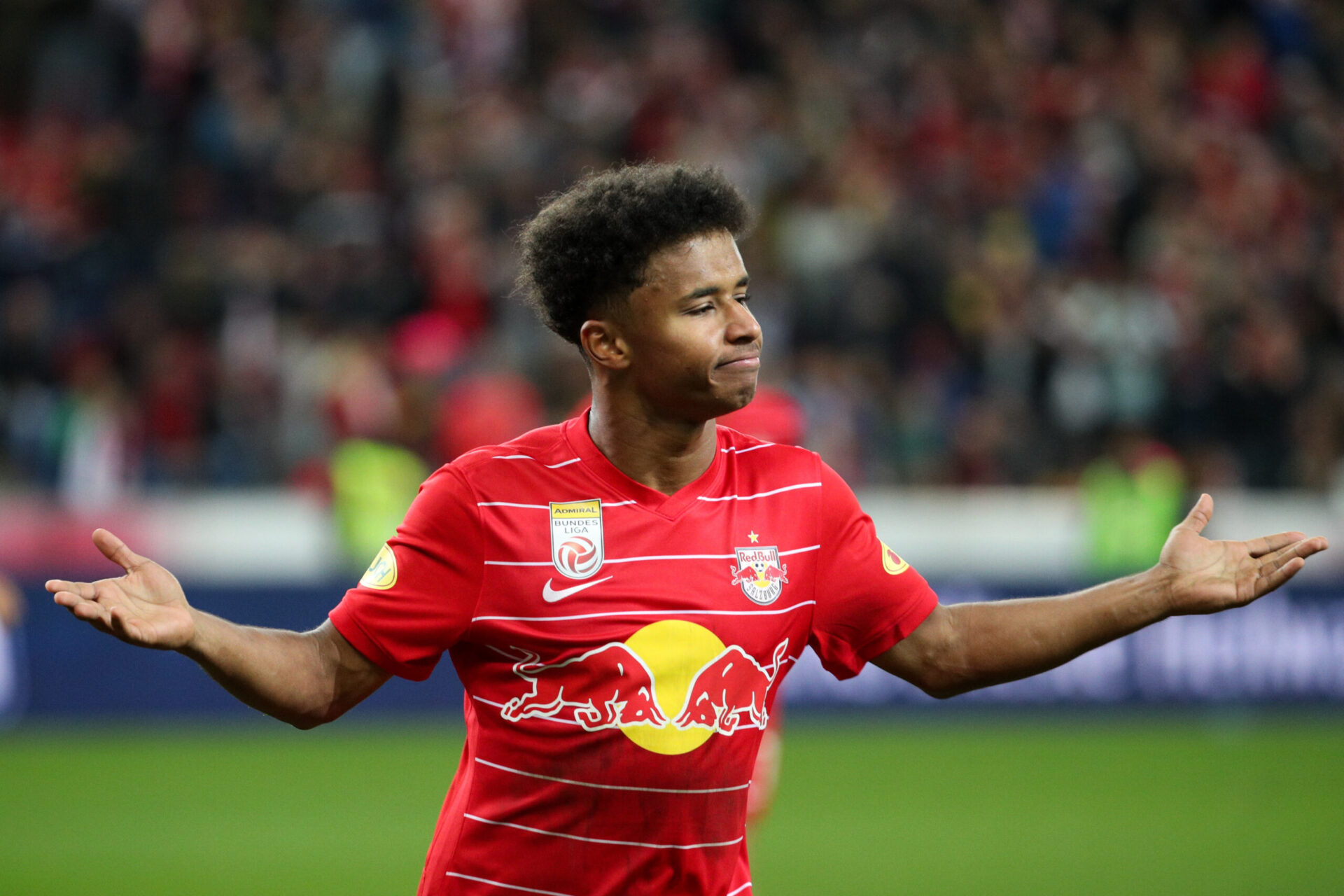 Karim Adeyemi empile les buts avec Salzbourg et attire la convoitise de plusieurs g&eacute;ants europ&eacute;ens (iconsport)
