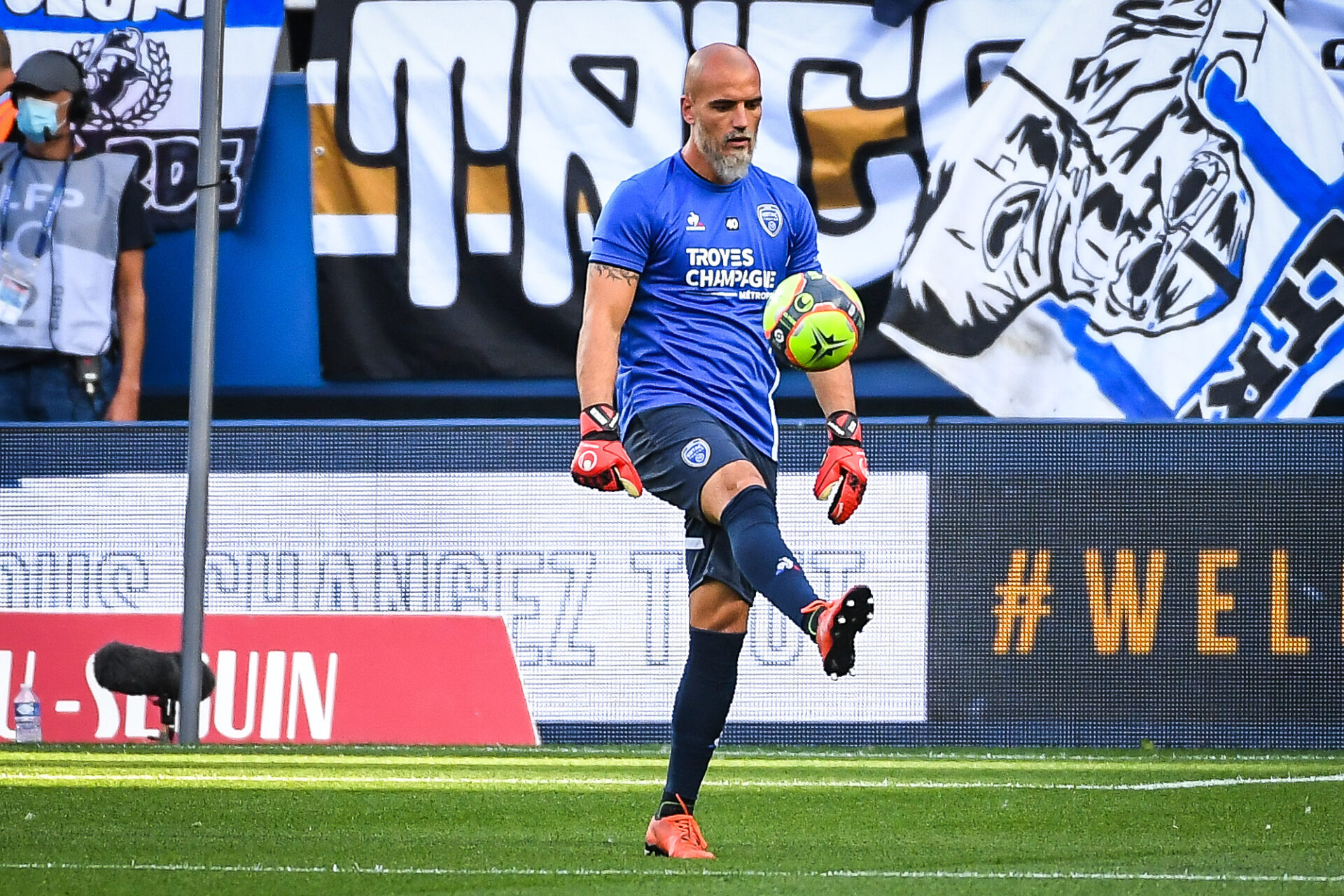 Jessy Moulin fait partie des joueurs qui ont quitté le club cet été. Emblématique gardien des Verts, il a rejoint l'ESTAC Troyes (iconsport)