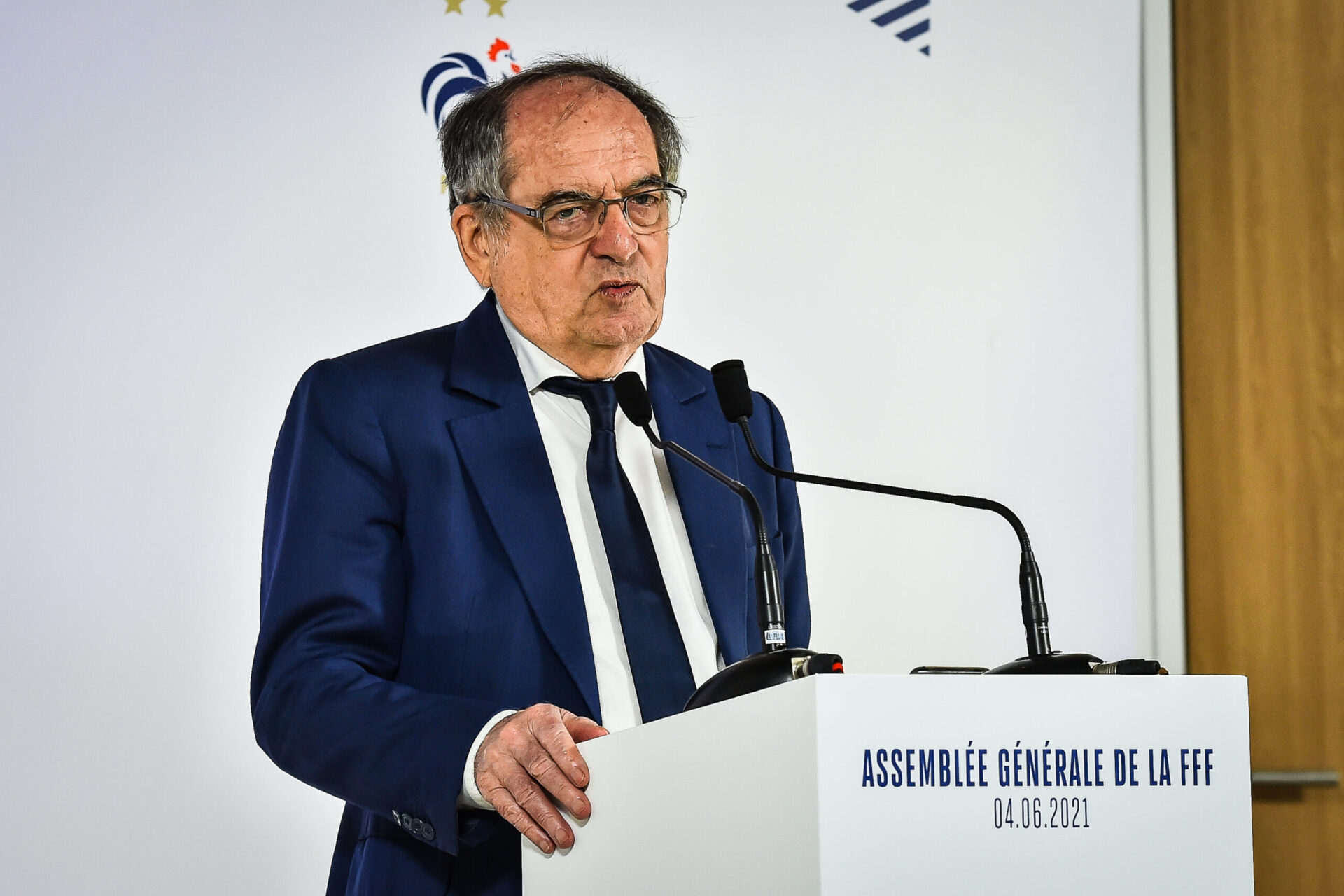 No&euml;l Le Gra&euml;t, le pr&eacute;sident de la F&eacute;d&eacute;ration Fran&ccedil;aise de Football (Icon Sport)