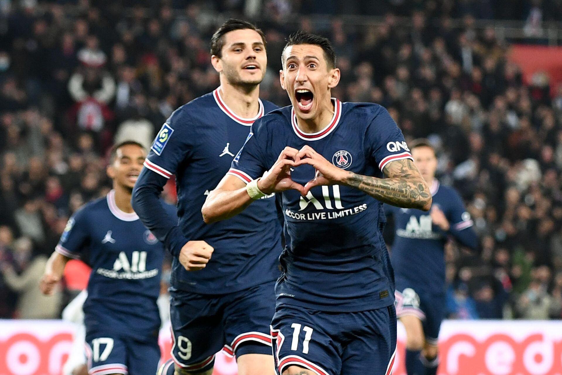 Contre Bordeaux, Angel Di Maria devrait former l'attaque de Paris avec Neymar et Kylian Mbappé (iconsport)