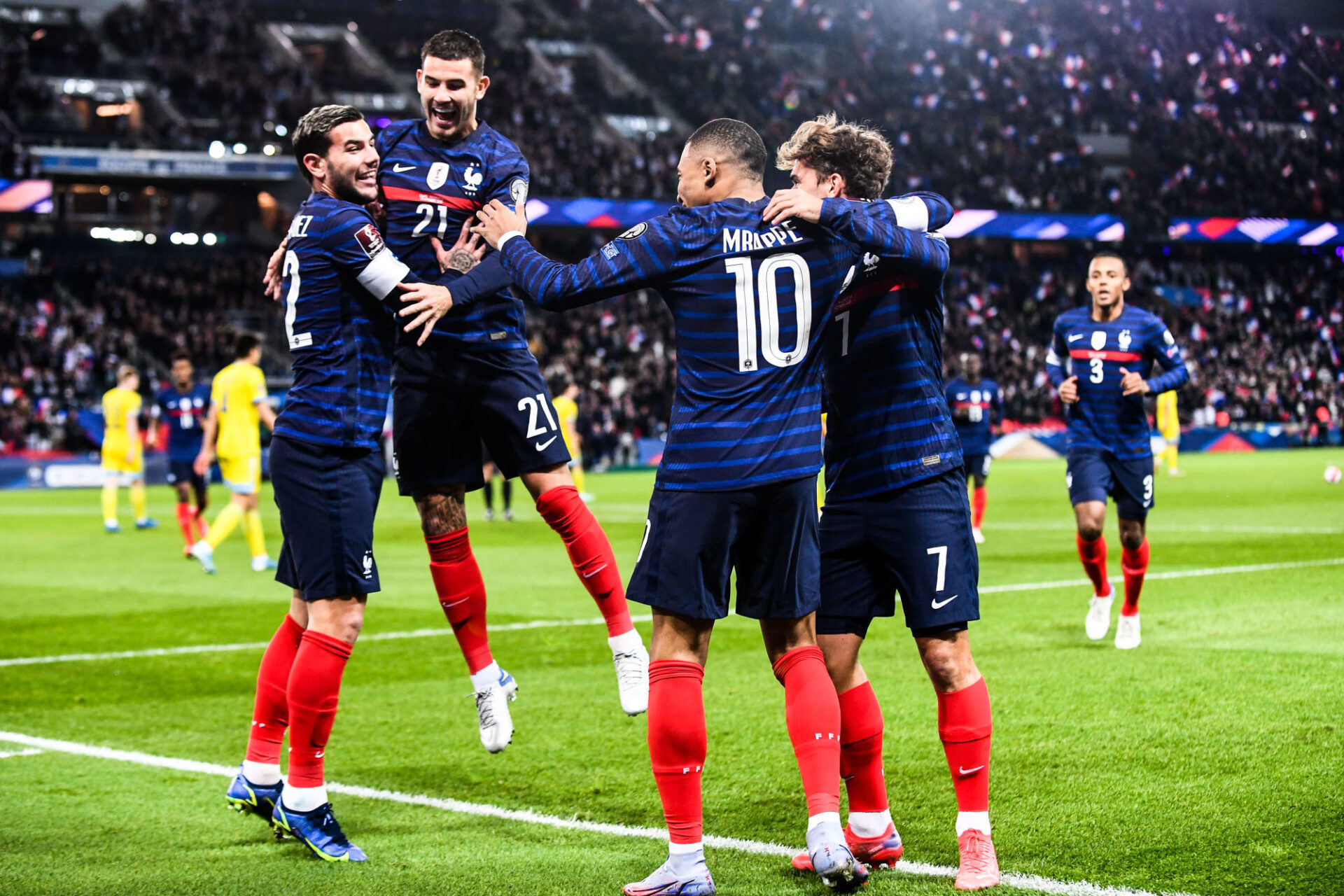 L'équipe de France peut exulter : elle est qualifiée pour le Mondial 2022 ! Icon Sport L'équipe de France peut exulter : elle est qualifiée pour le Mondial 2022 ! Icon Sport