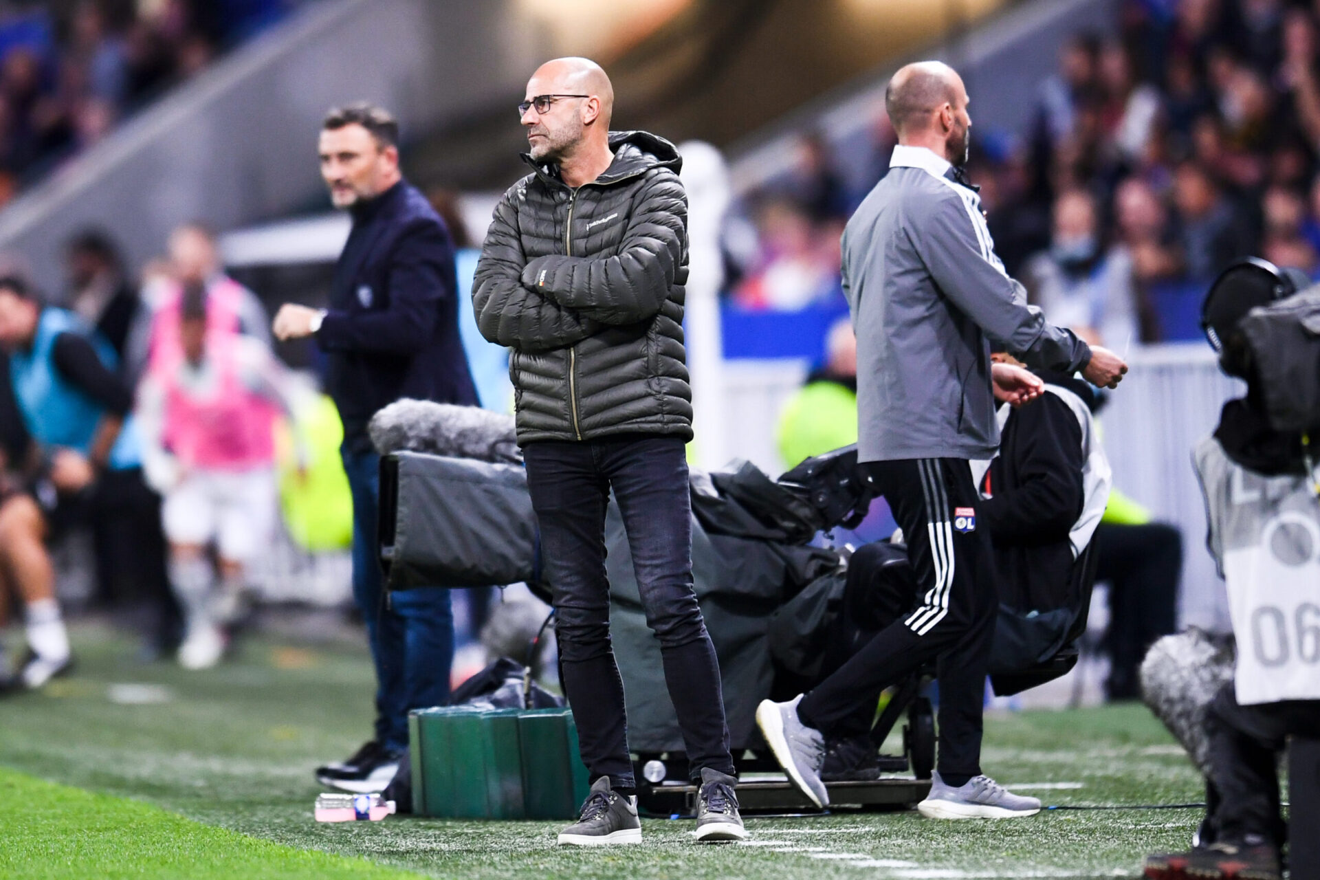 Peter Bosz sur le banc lyonnais (iconsport)