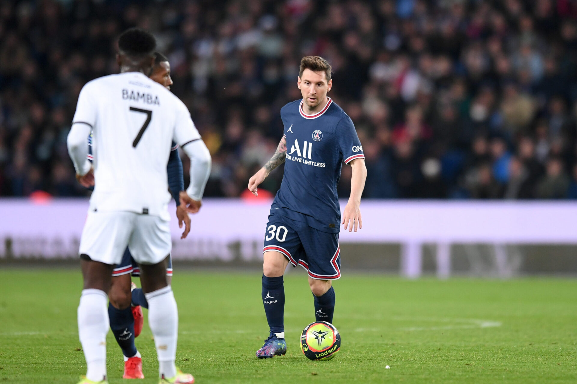 Lionel Messi n'a plus joué depuis sa sortie à la mi-temps de PSG - LOSC le 29 septembre dernier (iconsport)