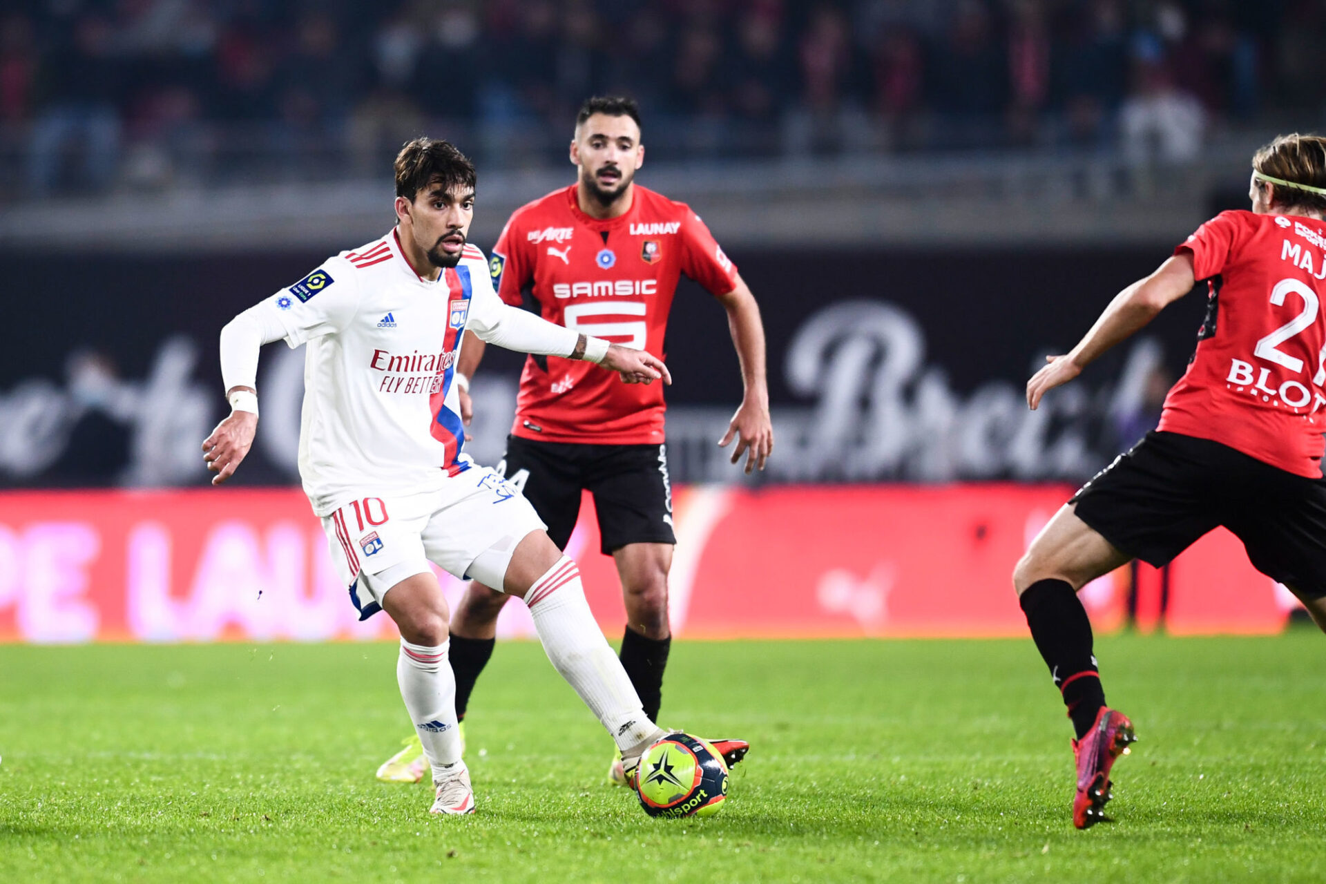 Lucas Paqueta a sauvé l'honneur en fin de match pour l'OL (iconsport)