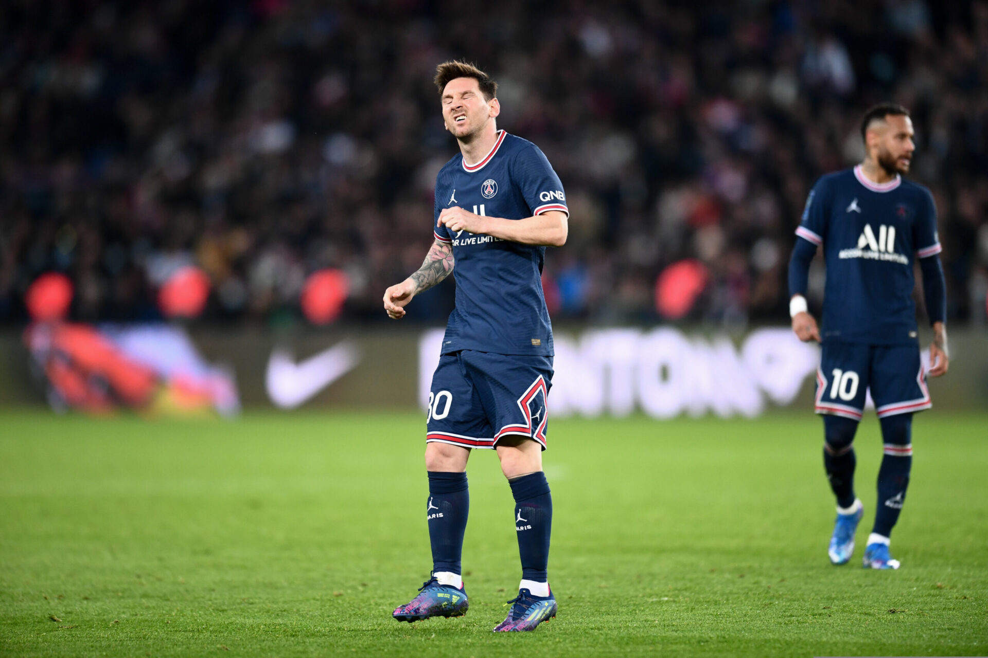Lionel Messi sous le maillot du PSG (iconsport)