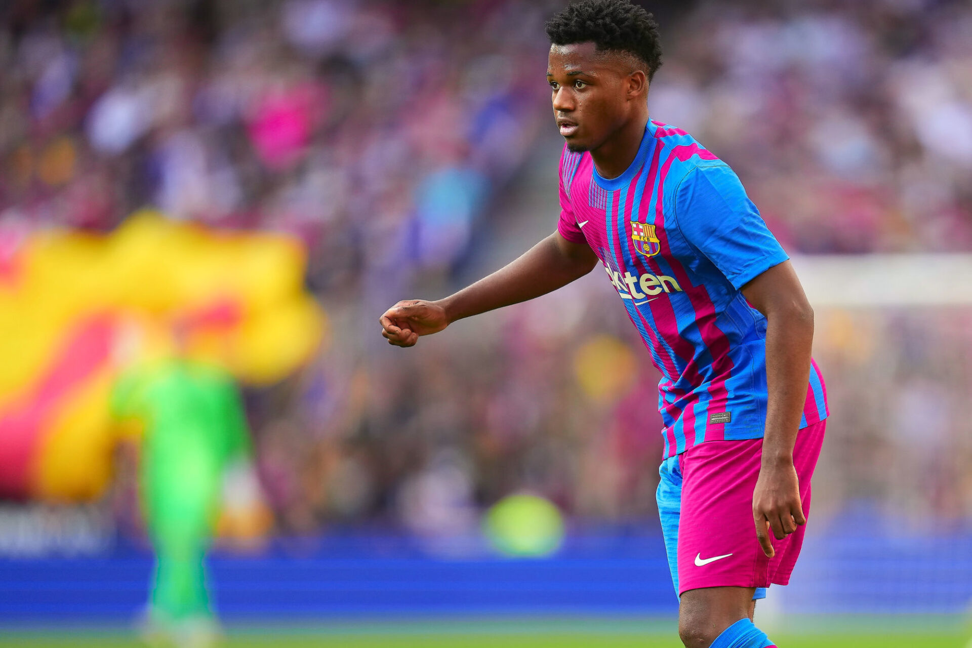 Ansu Fati a prolongé au Barça jusqu'en 2027. Icon Sport