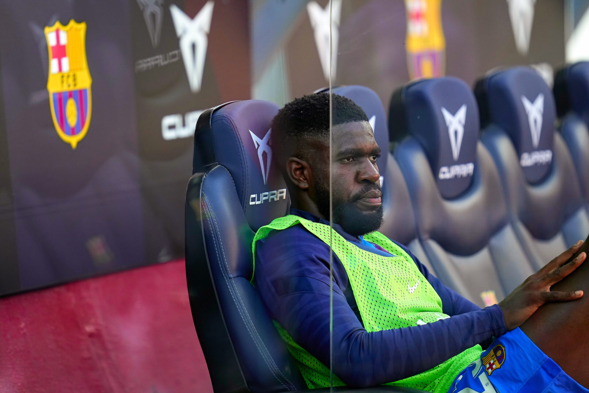 Samuel Umtiti n'a pas jou&eacute; la moindre minute avec le FC Barcelone cette saison. Icon Sport