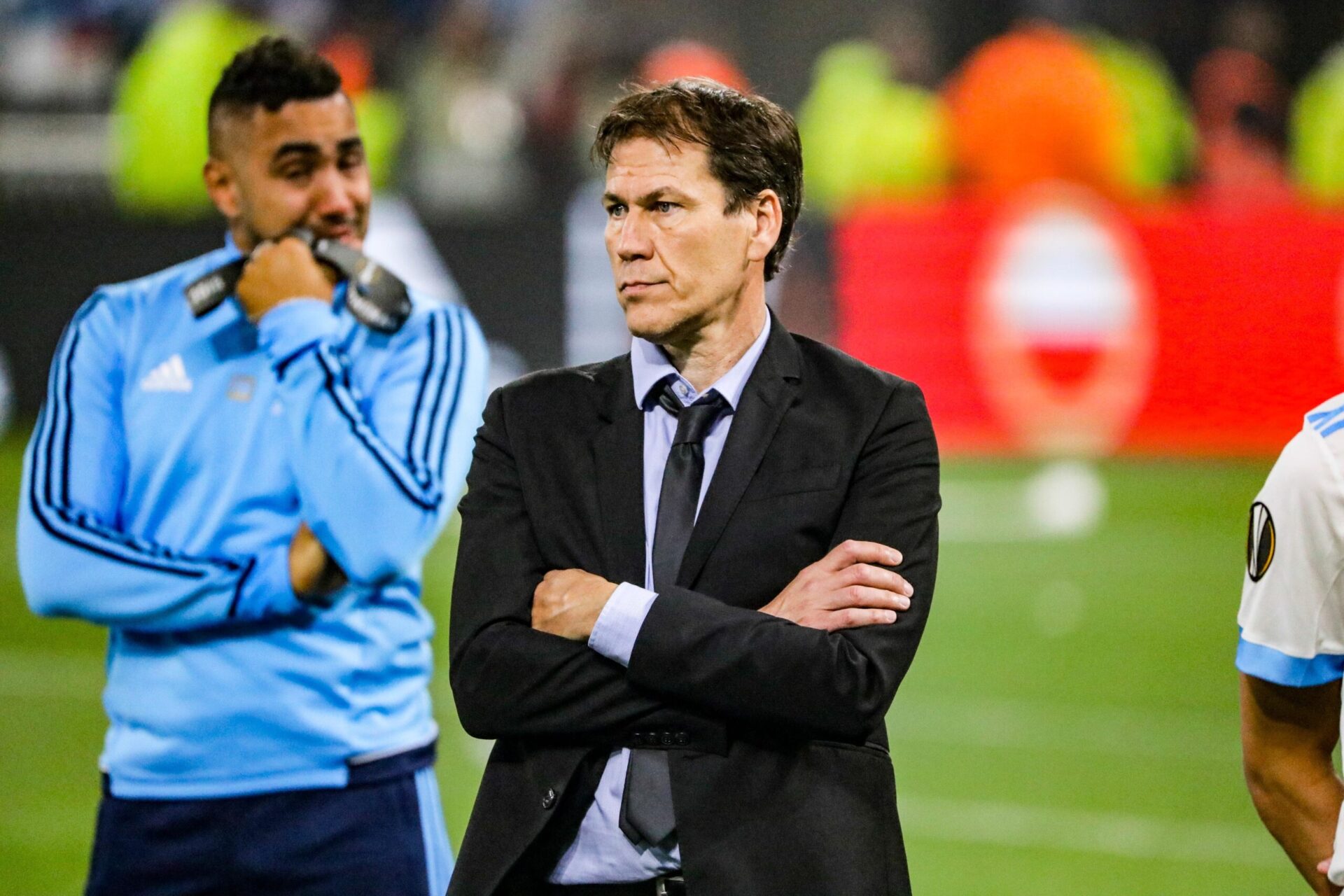 Rudi Garcia, après la défaite de l'OM en finale de Ligue Europa, contre l'Atlético de Madrid. Icon Sport
