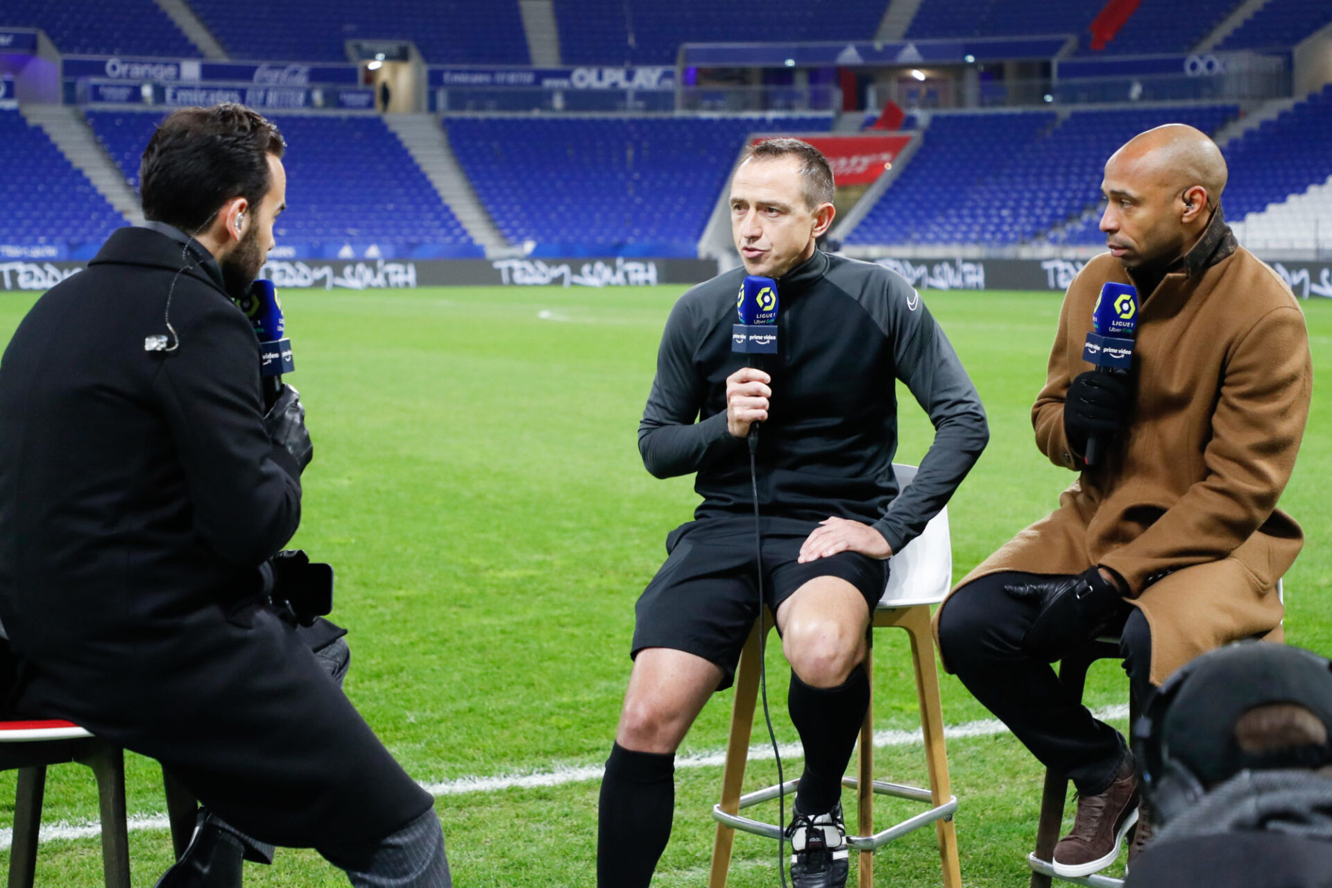 Ruddy Buquet, l'arbitre du match OL-OM, s'est exprimé au micro d'Amazon Prime après la rencontre. Icon Sport
