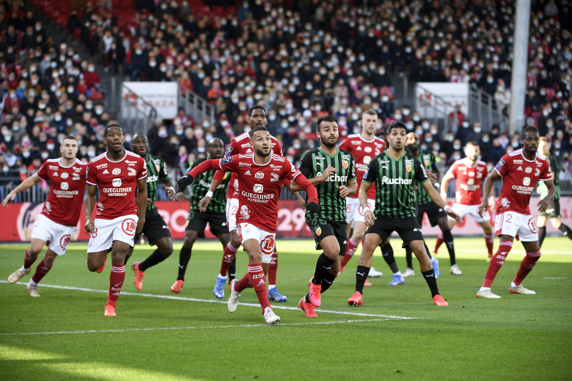 Le RC Lens n'a pas fait le poids face au Stade Brestois, sèchement battu 4-0. Icon Sport
