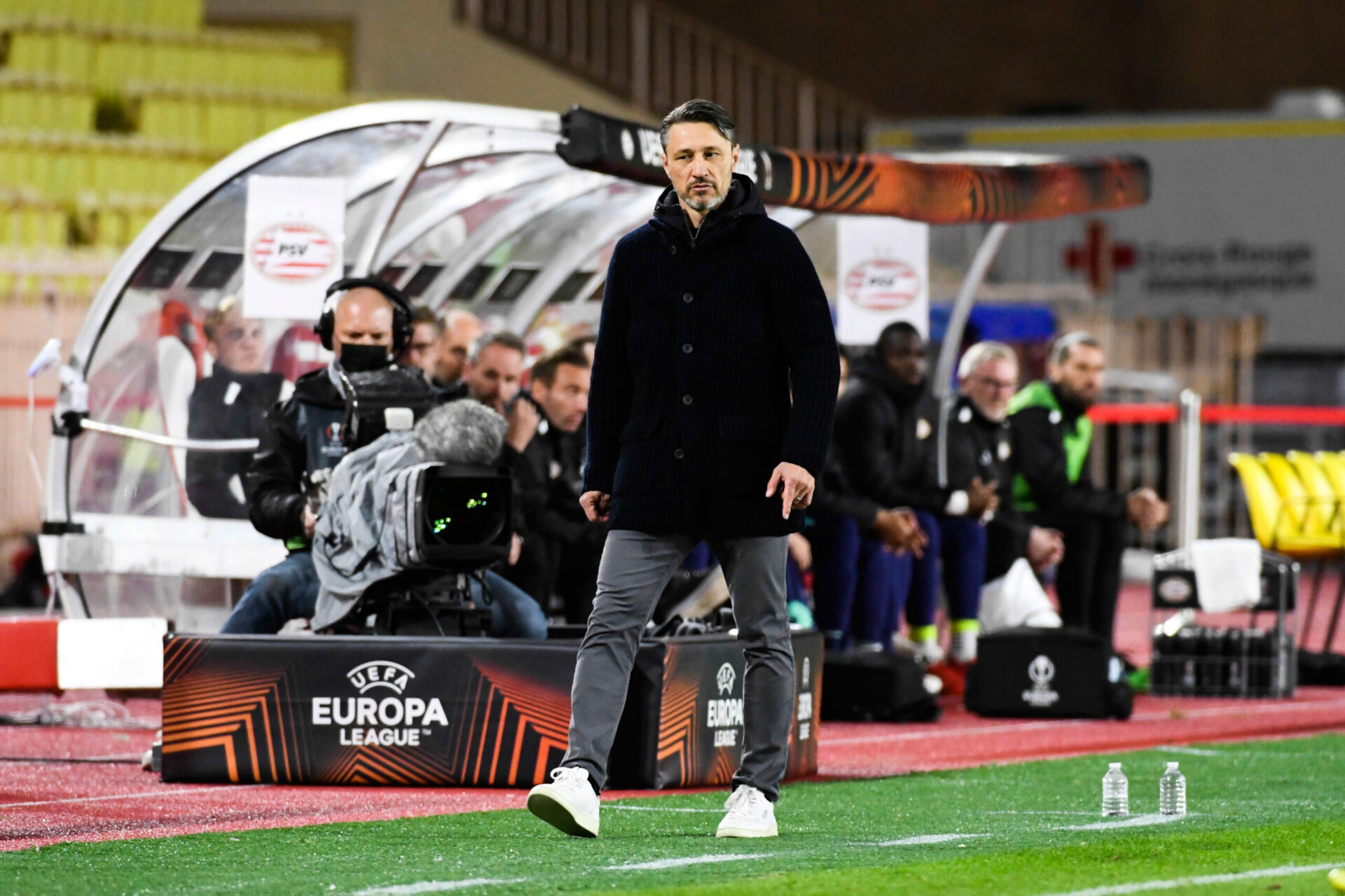 Niko Kovac sur le banc de l'AS Monaco (iconsport)