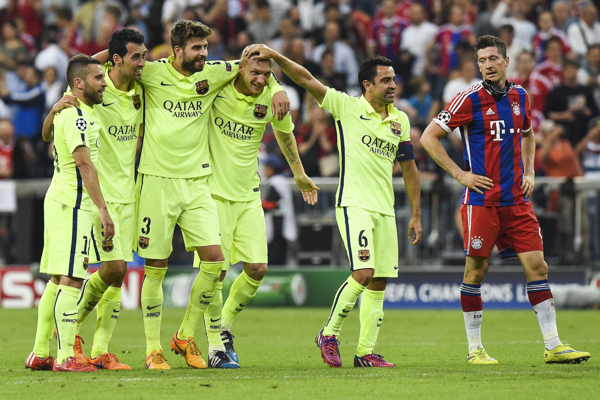 Xavi retrouvera ses anciens coéquipiers Jordi Alba, Sergio Busquets et Gerard Piqué au Barça. Icon Sport