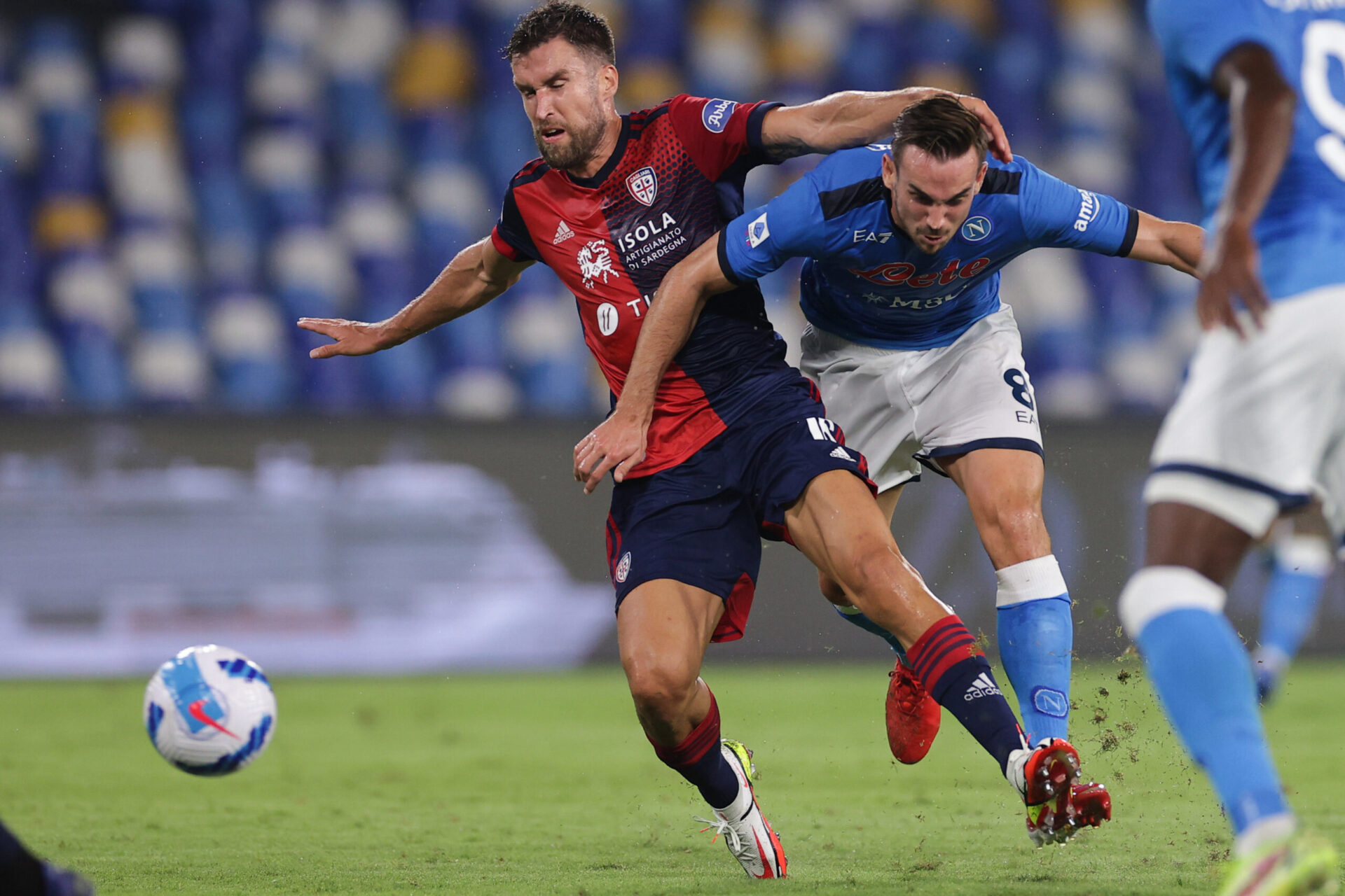 Strootman est apparu 8 fois avec Cagliari, actuelle lanterne rouge de la Serie A (iconsport)