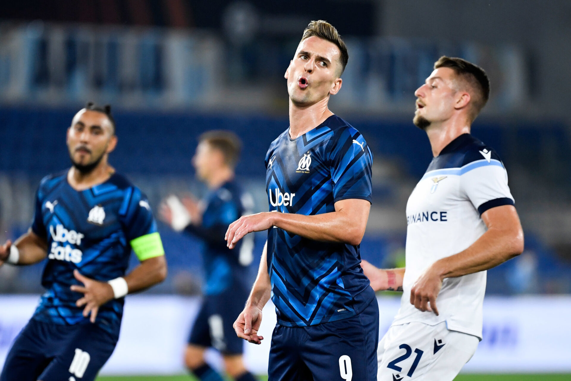 L'OM doit retrouver ses marques avec Arkadiusz Milik pour concrétiser ses occasions en Ligue Europa. Icon Sport