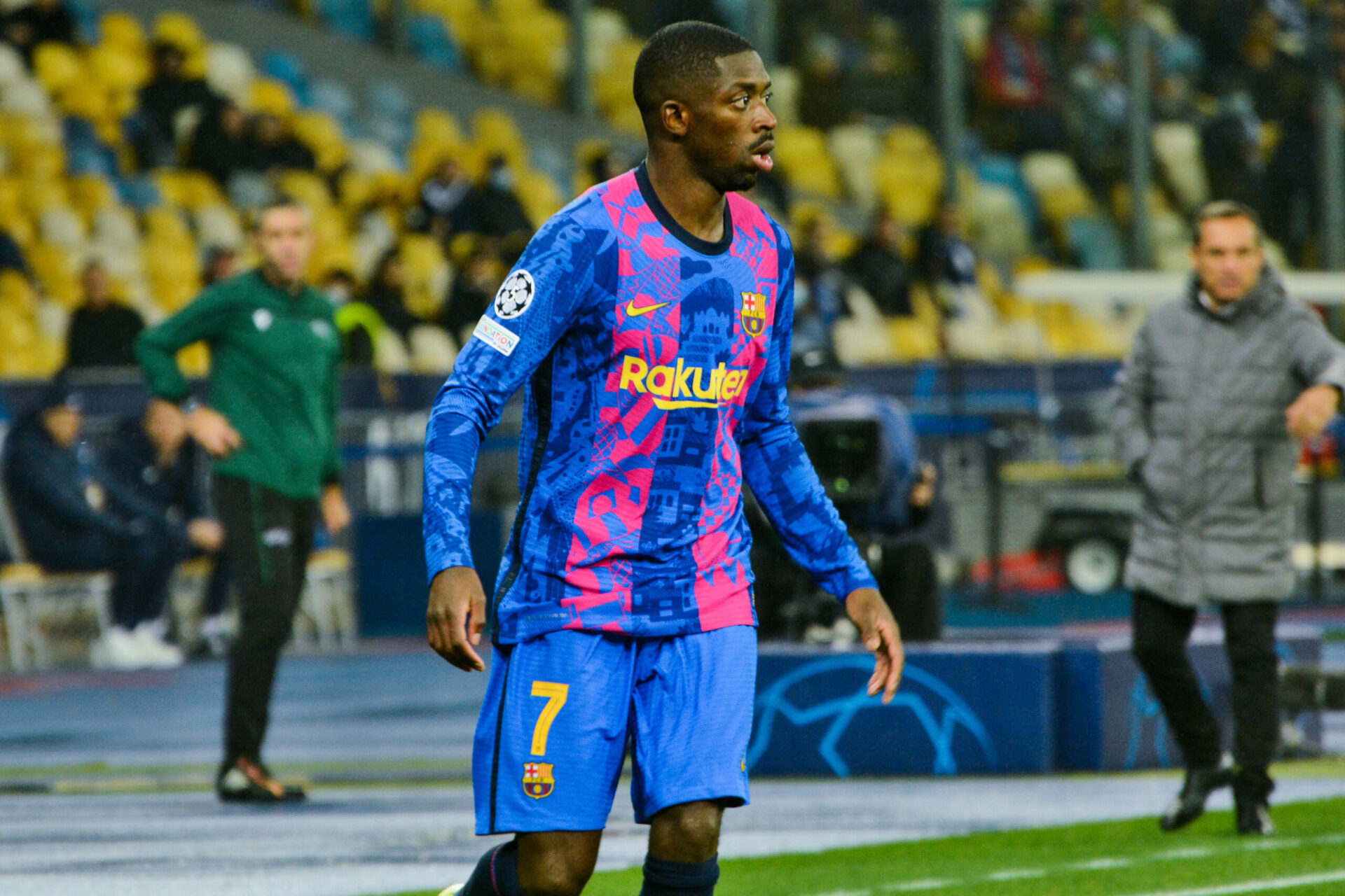 Xavi estime que la prolongation de contrat d'Ousmane Dembélé est prioritaire. Icon Sport