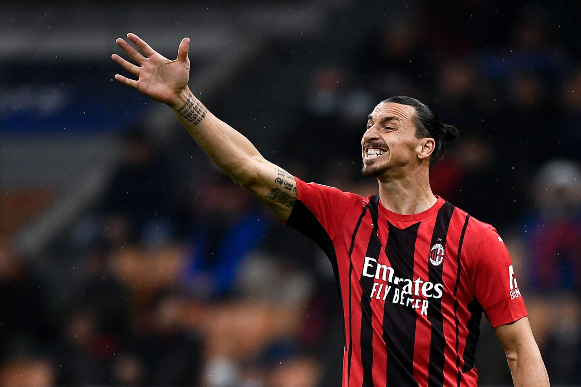 Zlatan Ibrahimovic sous la tunique milanaise (iconsport)