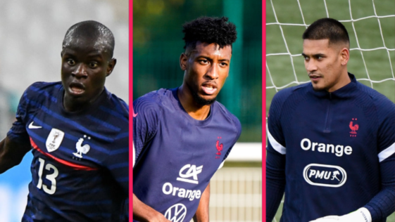 Kanté, Coman et Aréola sont de retour avec l'équipe de France. Icon Sport