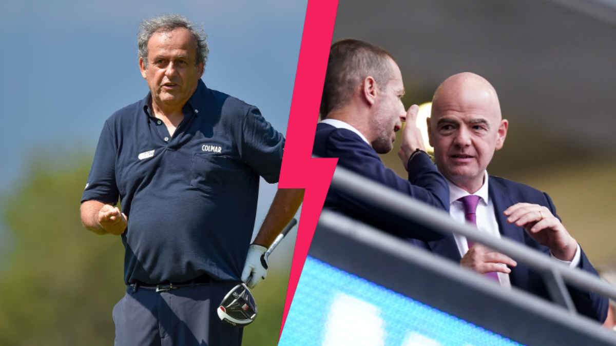 Michel Platini et Gianni Infantino, ce n'est pas l'amour fou... Icon Sport