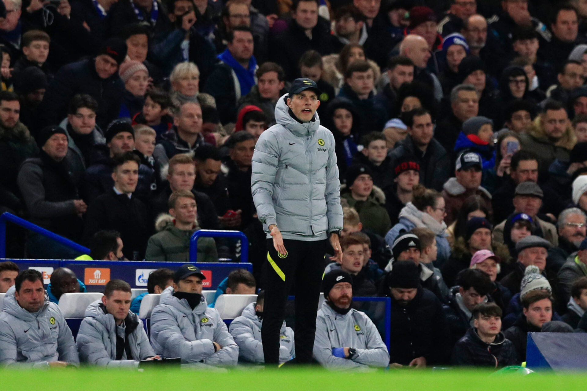 Tuchel a fait entrer Kant&eacute;, pourtant pas &agrave; 100%, lors du match contre Brighton (1-1). (Icon Sport)