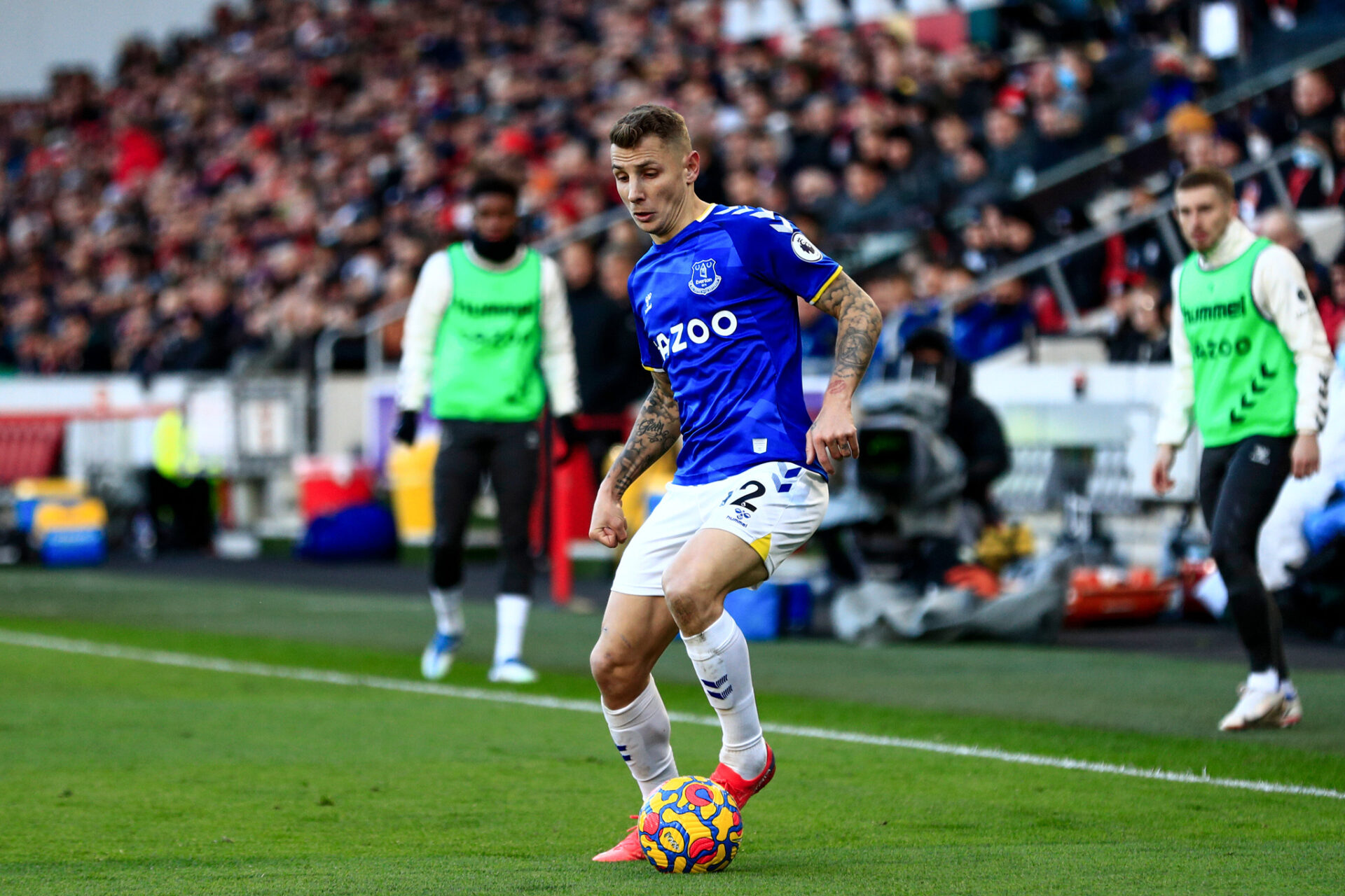 Digne est l'un des joueurs les plus réguliers d'Everton depuis son arrivée dans le club de Liverpool (iconsport) Digne est l'un des joueurs les plus réguliers d'Everton depuis son arrivée dans le club de Liverpool (iconsport)