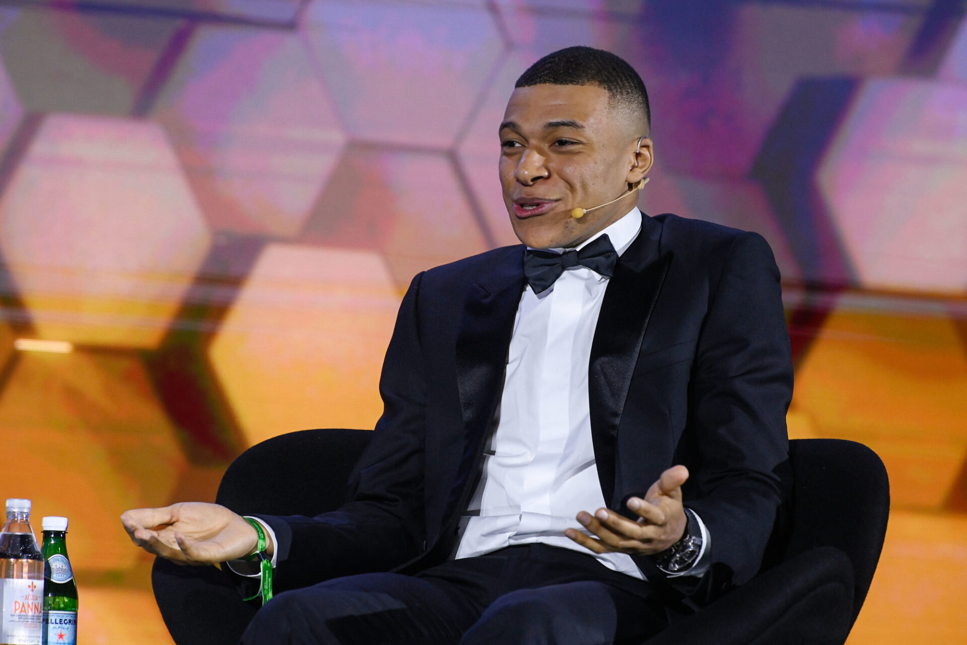 Kylian Mbapp&eacute; a &eacute;t&eacute; &eacute;lu joueur de l'ann&eacute;e aux Golden Globe Awards. (Icon Sport)